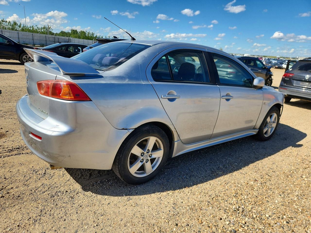 2009 Mitsubishi Lancer Es Silver vin: JA3AU26U39U608808