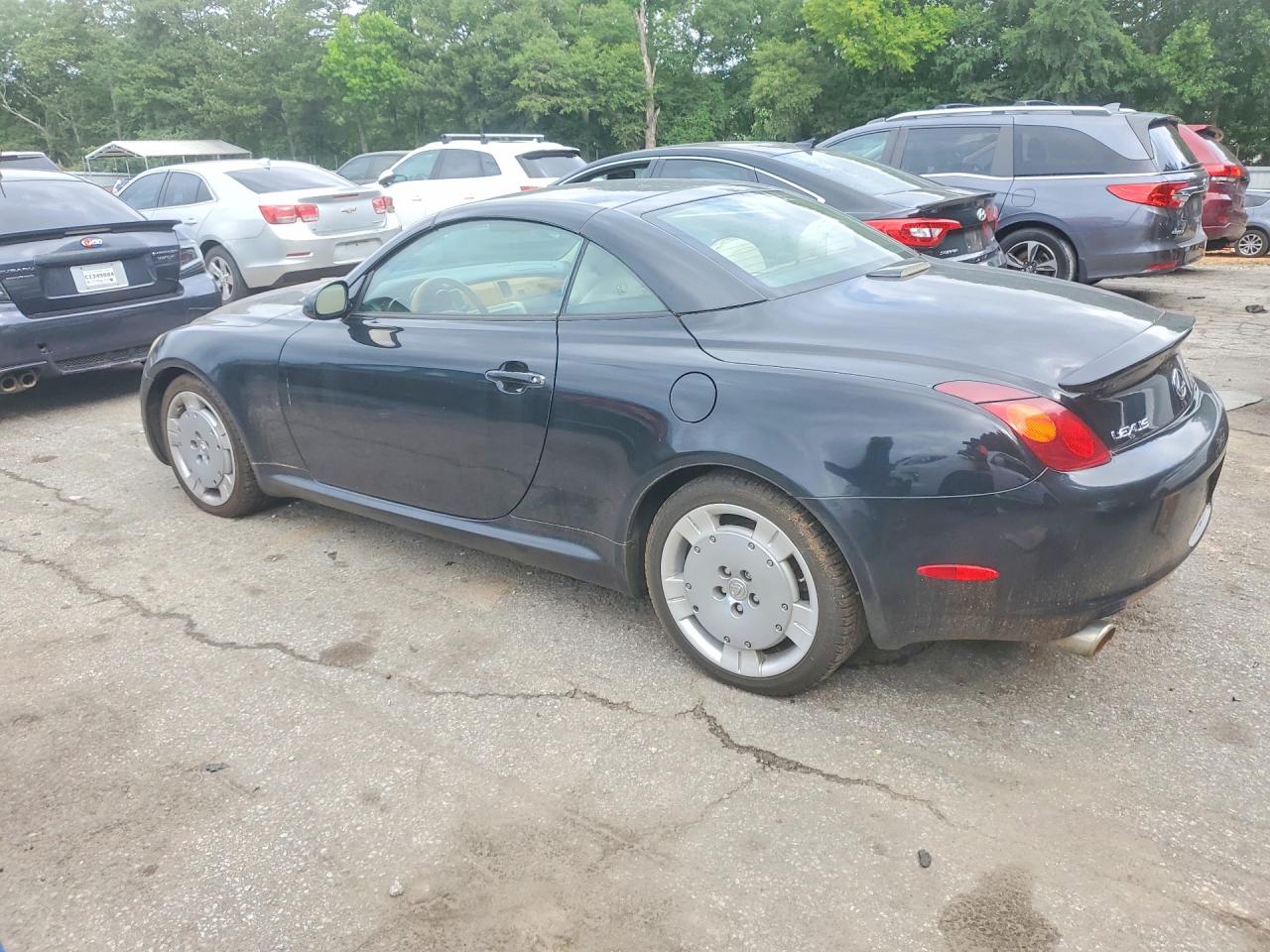 2003 Lexus Sc 430 Black vin: JTHFN48YX30039047
