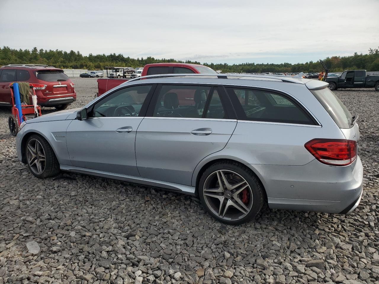 2014 Mercedes-benz E 63 Amg-s Silver vin: WDDHH7GB4EA966340