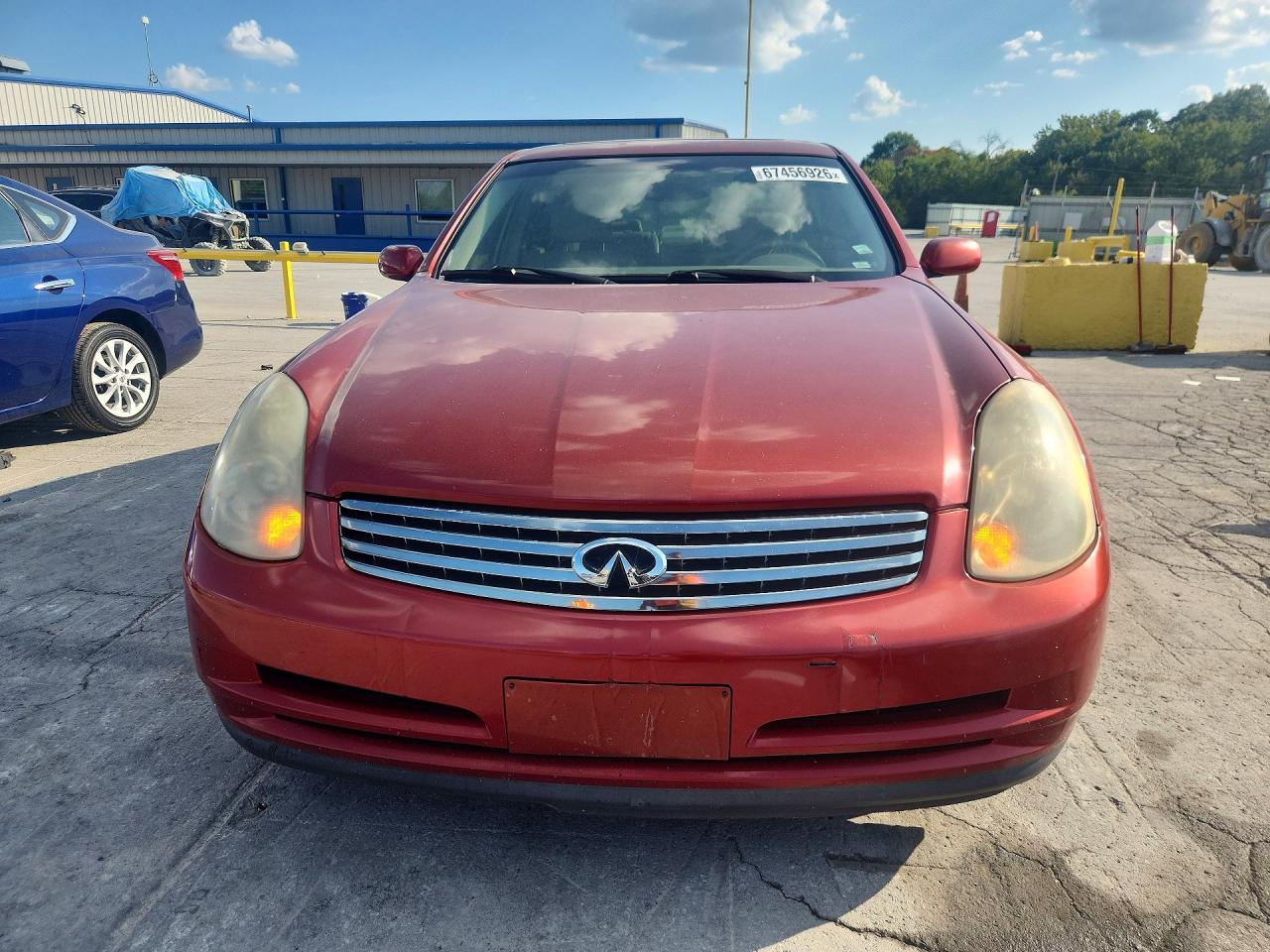 2003 Infiniti G35 Base Red vin: JNKCV51E23M305145