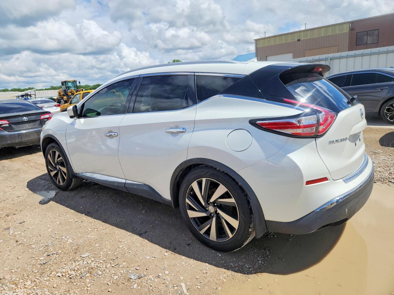 2015 Nissan Murano Platinum White vin: 5N1AZ2MH8FN271806
