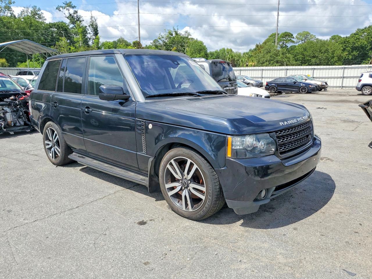 2012 Land Rover Range Rover Hse Luxury Black vin: SALMF1D41CA360159