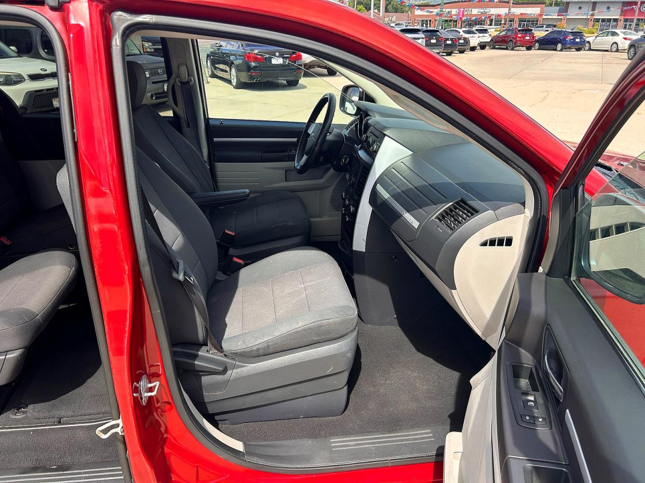 2008 Dodge Grand Caravan Sxt Burgundy vin: 1D8HN54P18B146630