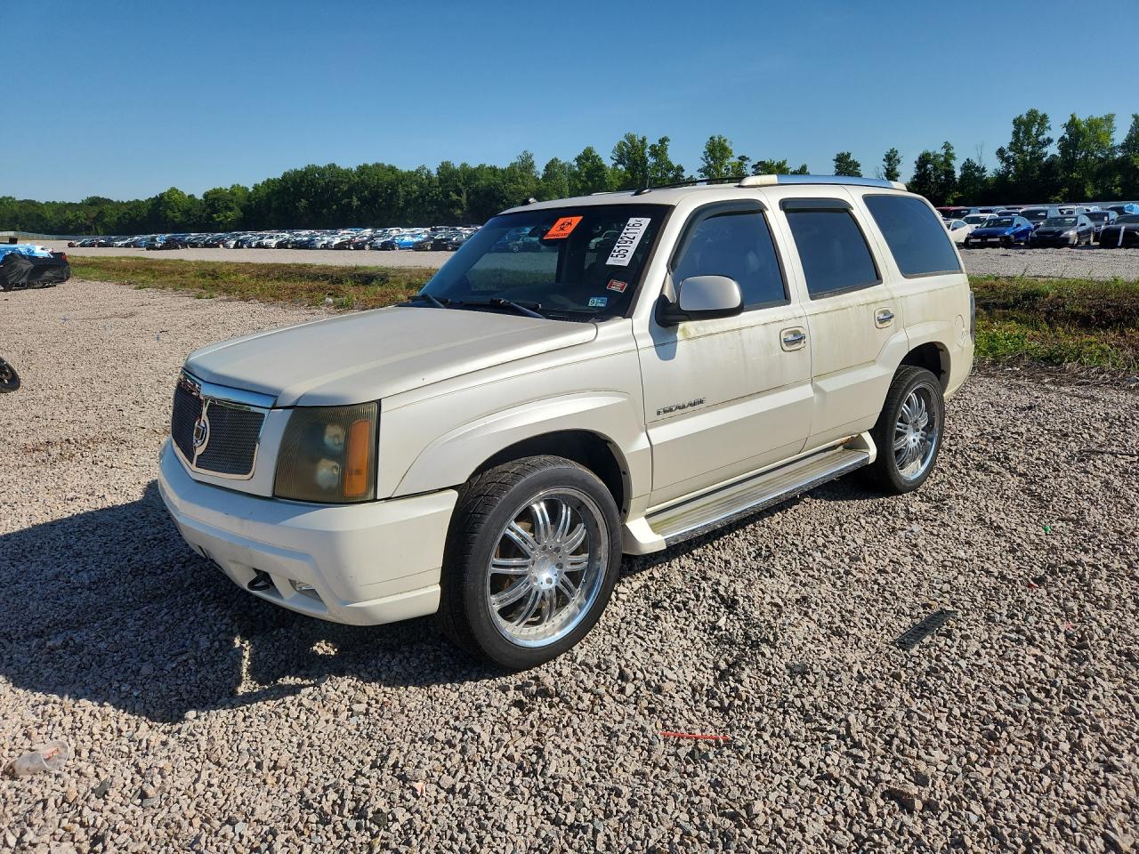 2005 Cadillac Escalade Luxury White vin: 1GYEK63N35R111309