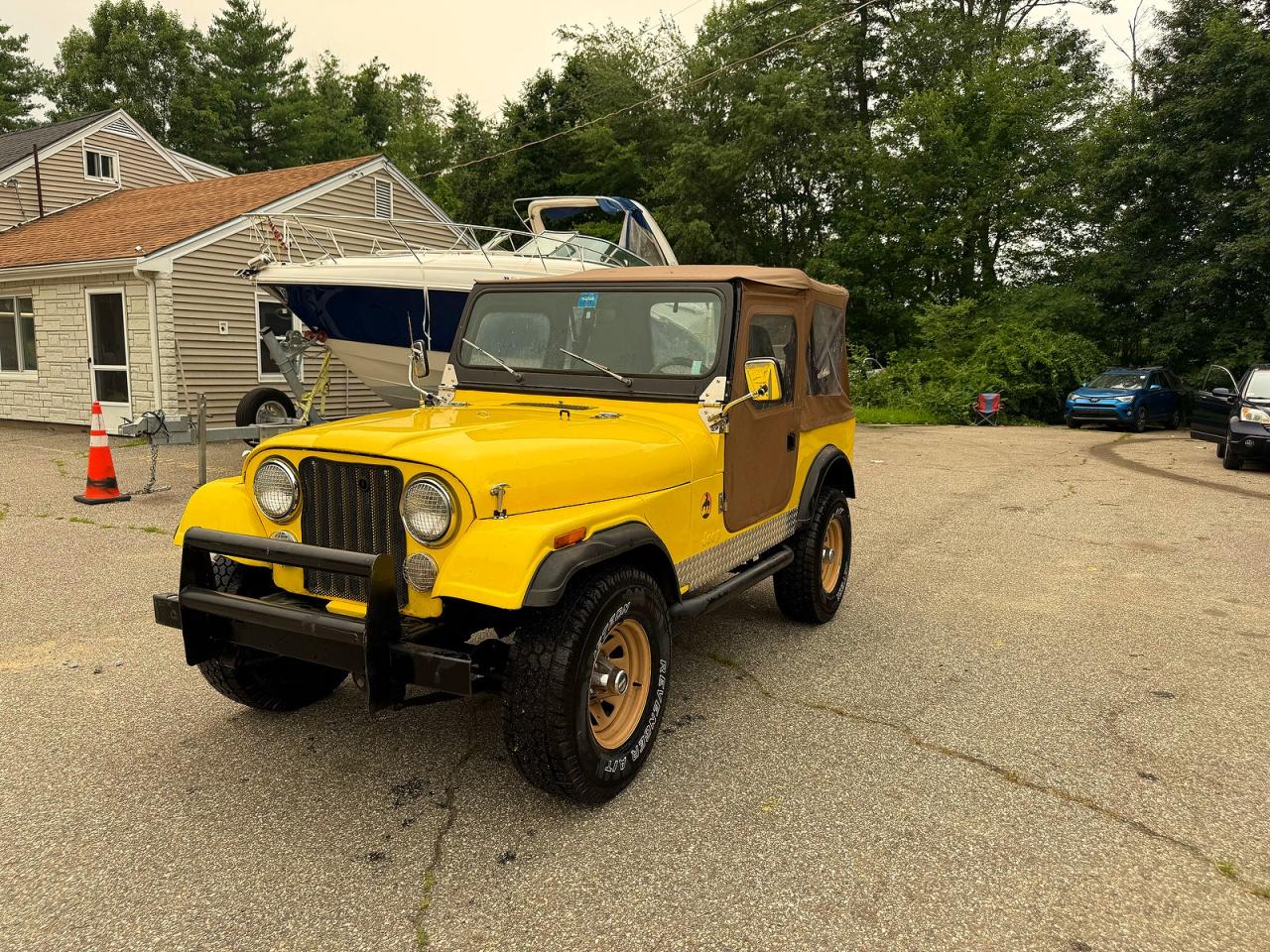 1986 Jeep Jeep Cj7 Yellow vin: 1JCCM87A0GT142841