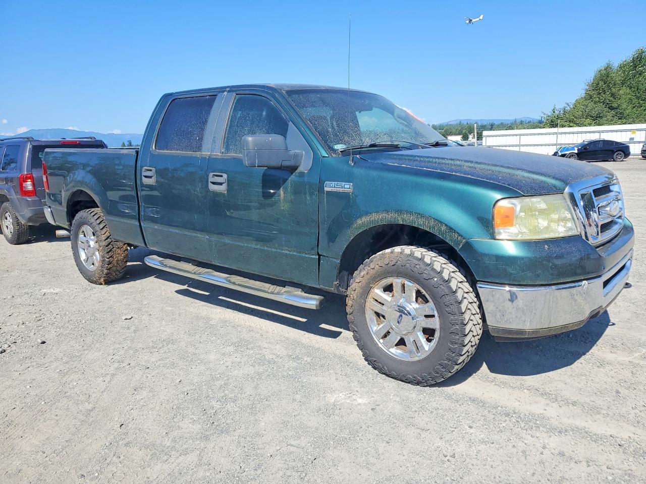 2008 Ford F150 Supercrew Green vin: 1FTPW14V98KD61395