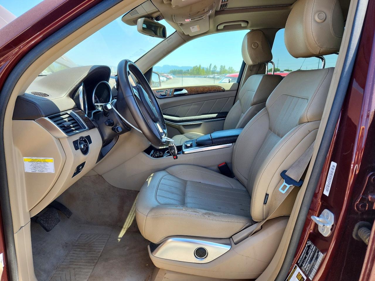 2013 Mercedes-benz Gl 450 4matic Maroon vin: 4JGDF7CE4DA230877
