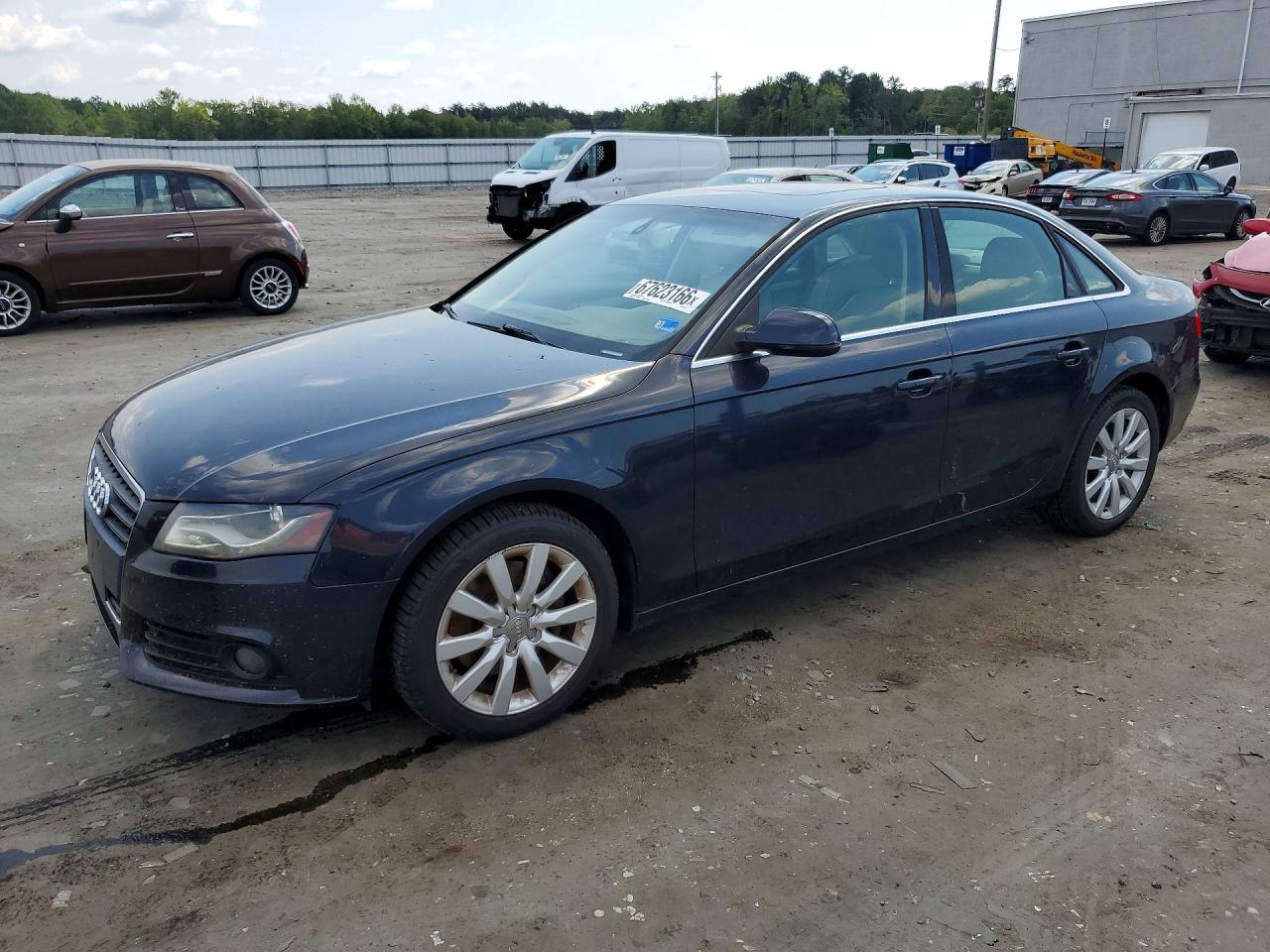 2012 Audi A4 Premium Черный vin: WAUDFAFL6CA115107