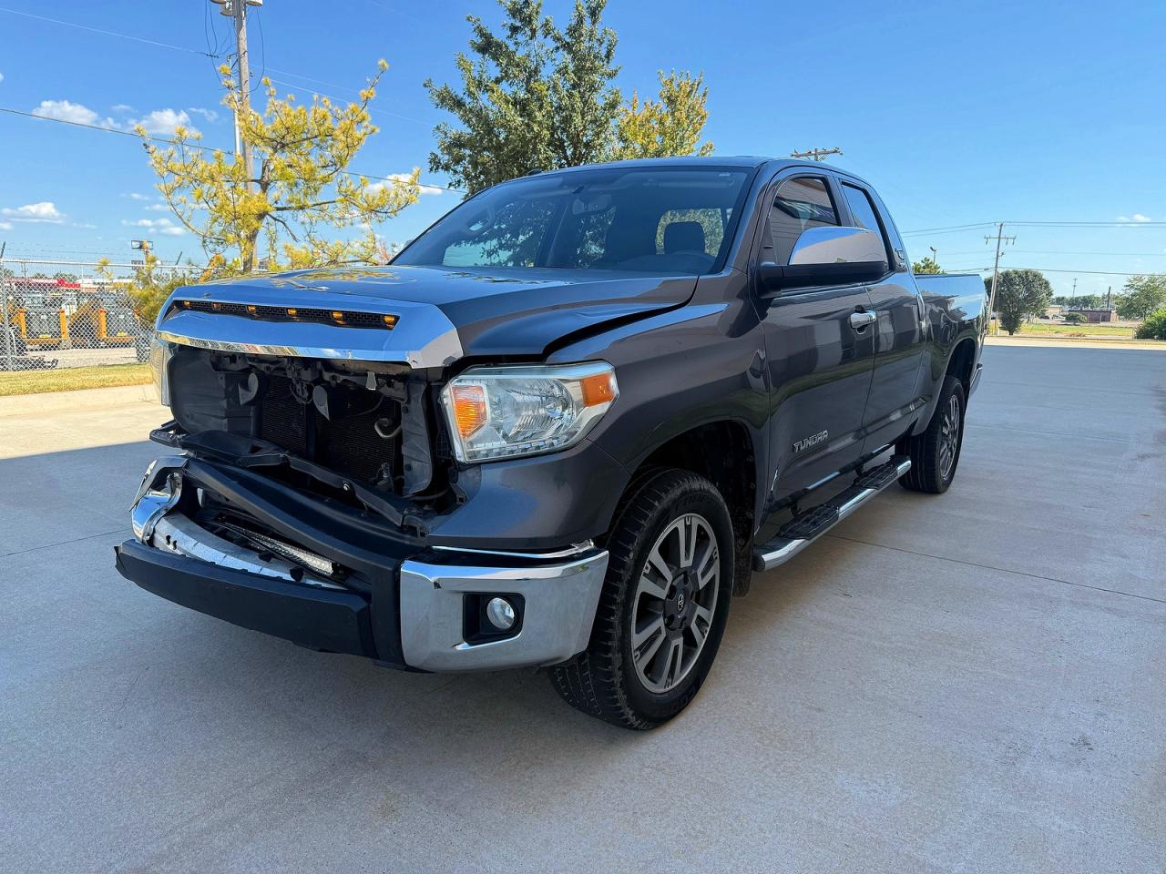 2014 Toyota Tundra Sr5 Gray vin: 5TFRM5F1XEX073304