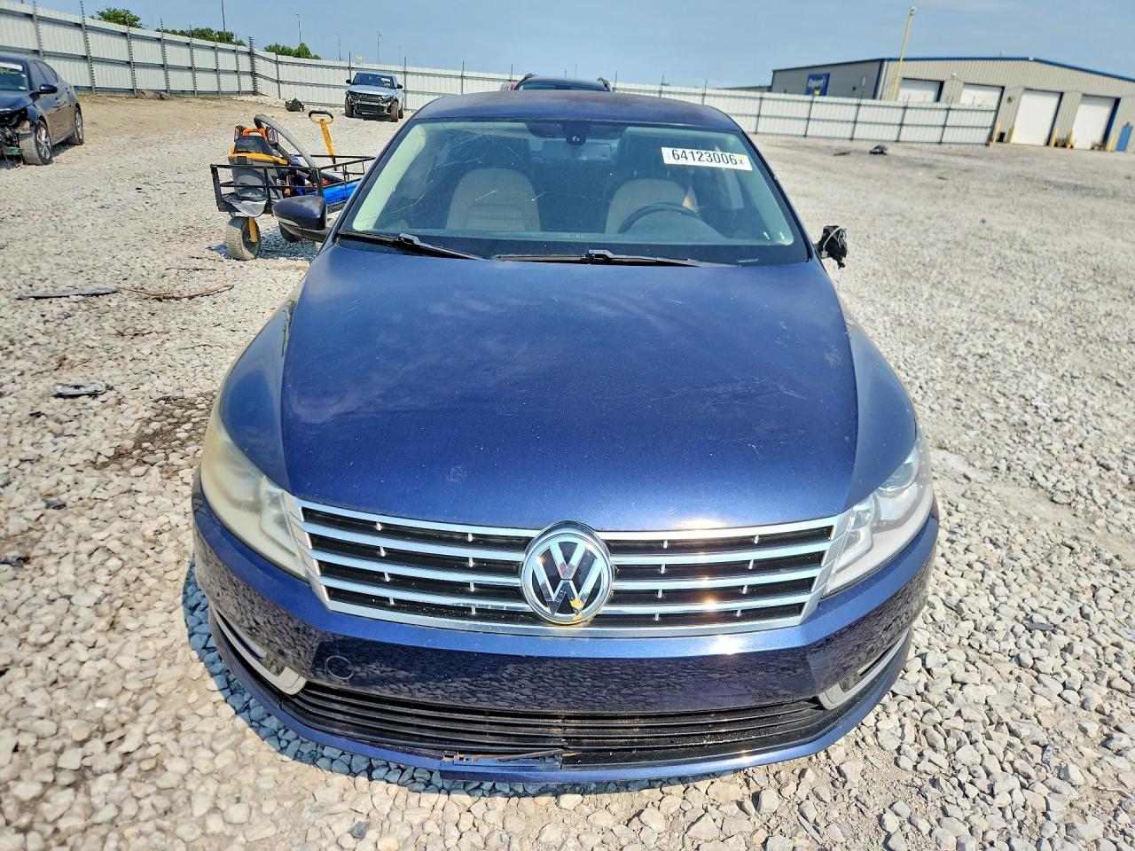 2013 Volkswagen Cc Sport Blue vin: WVWBN7ANXDE510233