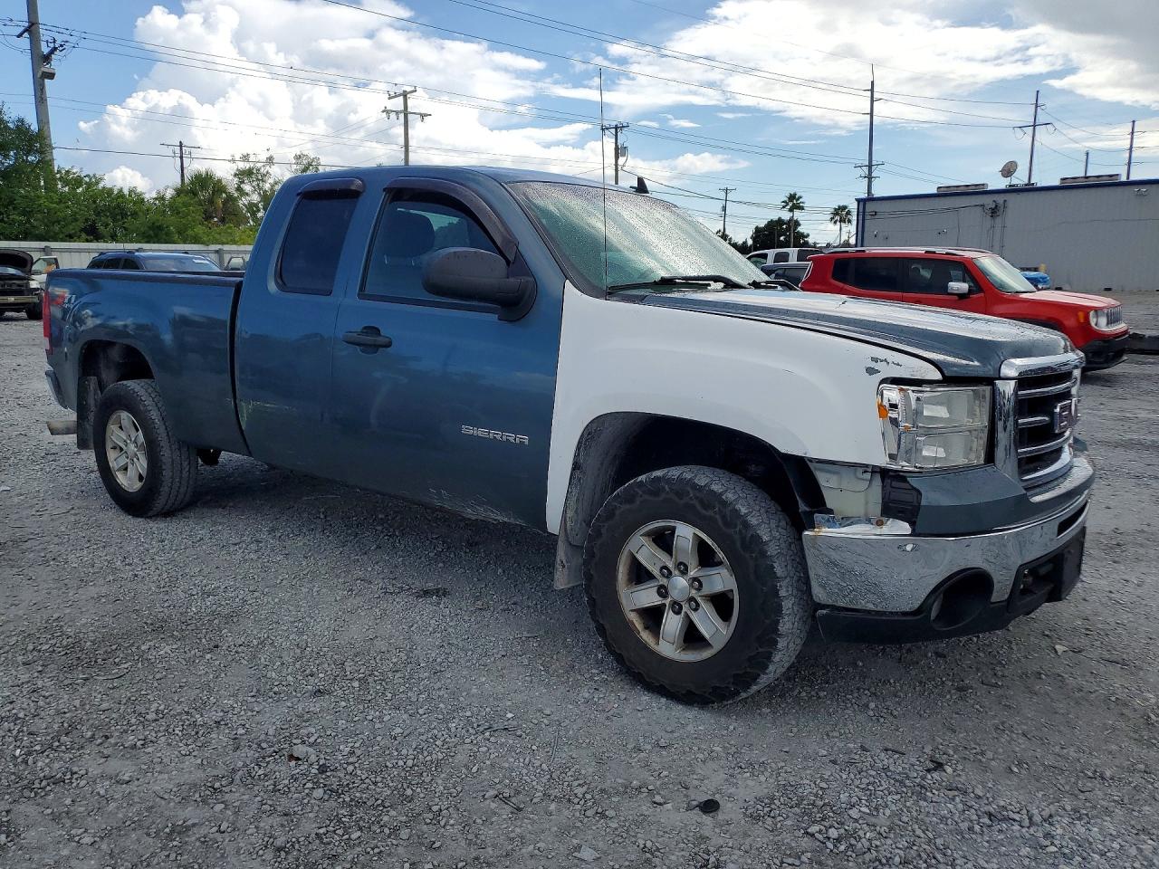 2013 Gmc Sierra K1500 Sle Blue vin: 1GTR2VE74DZ392065