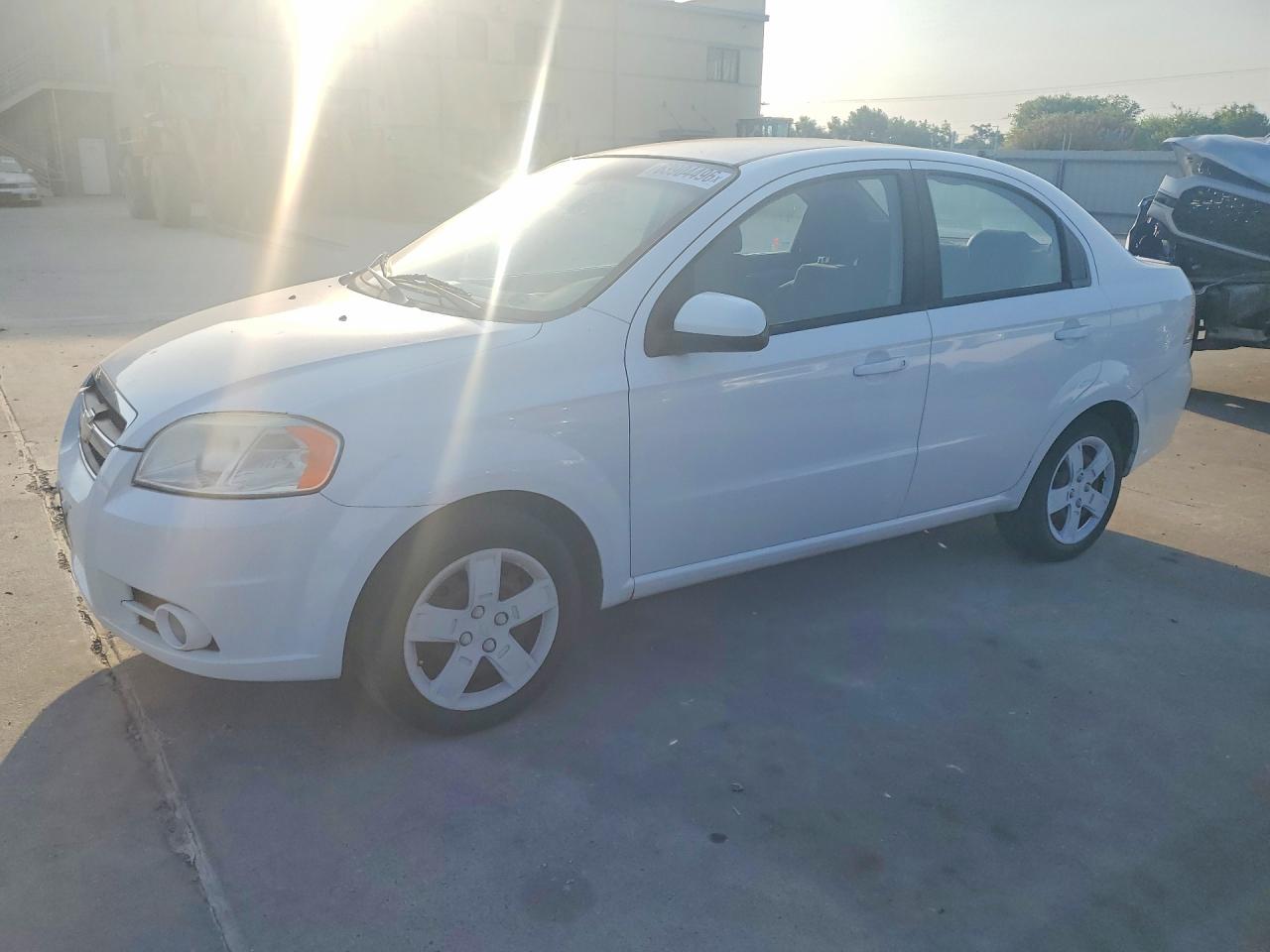 2011 Chevrolet Aveo Lt White vin: KL1TG5DE6BB176660