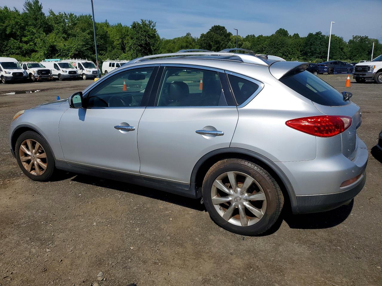 2011 Infiniti Ex35 Base Silver vin: JN1AJ0HR6BM850749