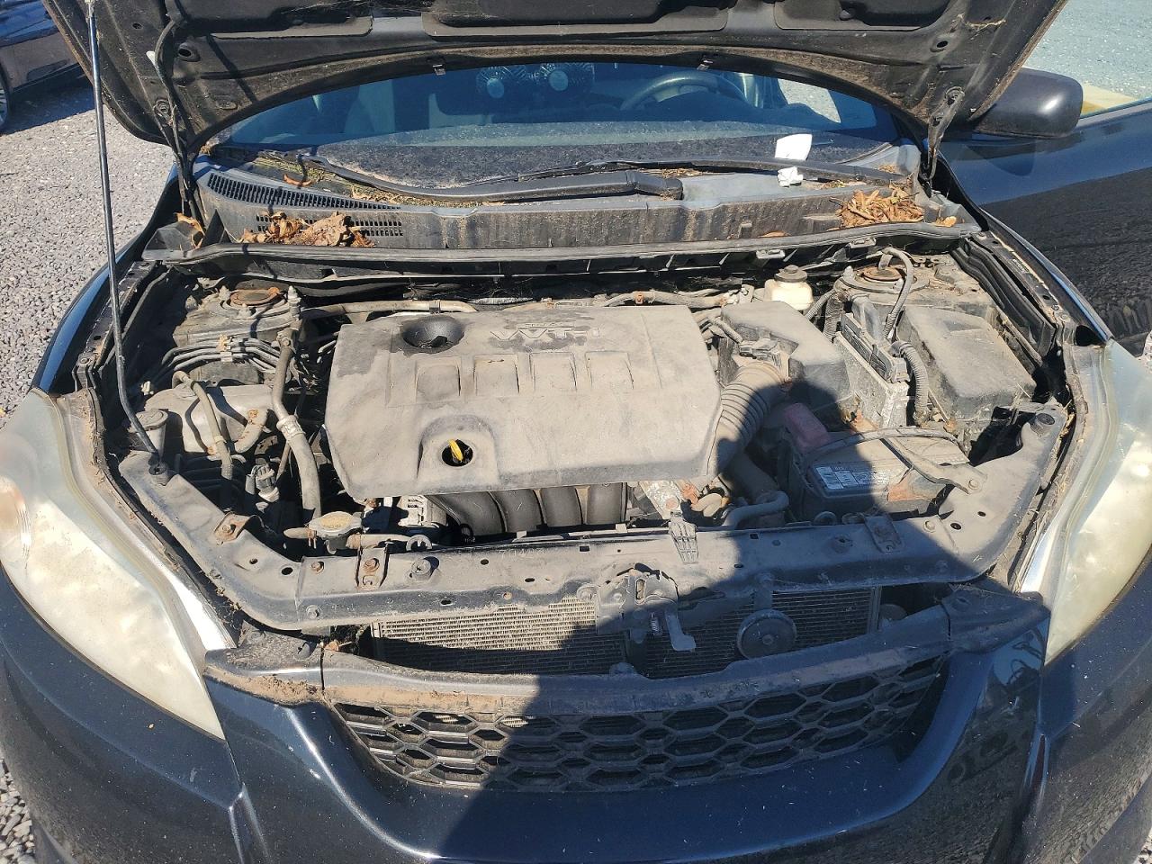 2010 Toyota Matrix Base Black vin: 2T1KU4EE2AC346423