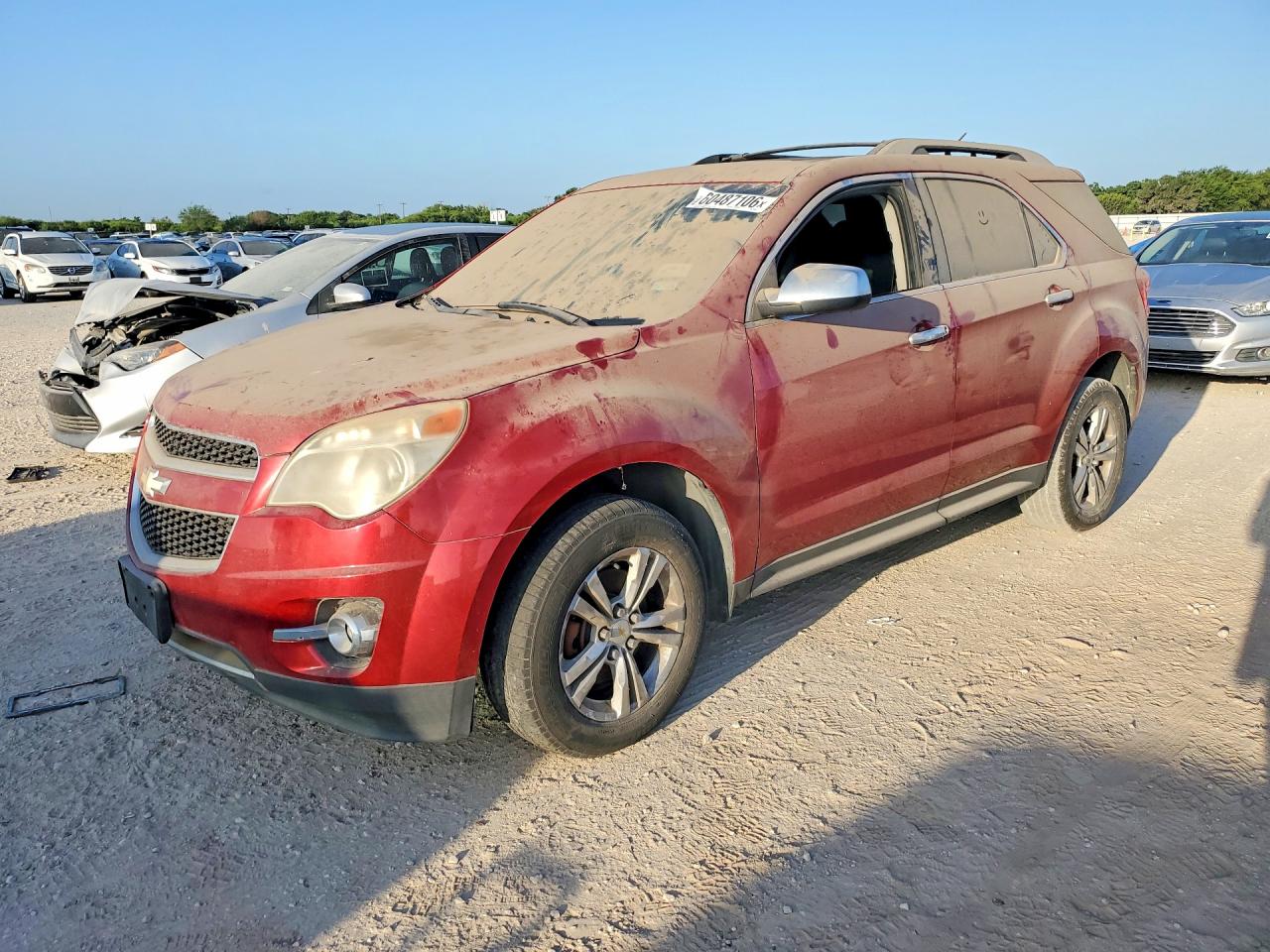 2013 Chevrolet Equinox Ltz Red vin: 2GNFLGE39D6304039