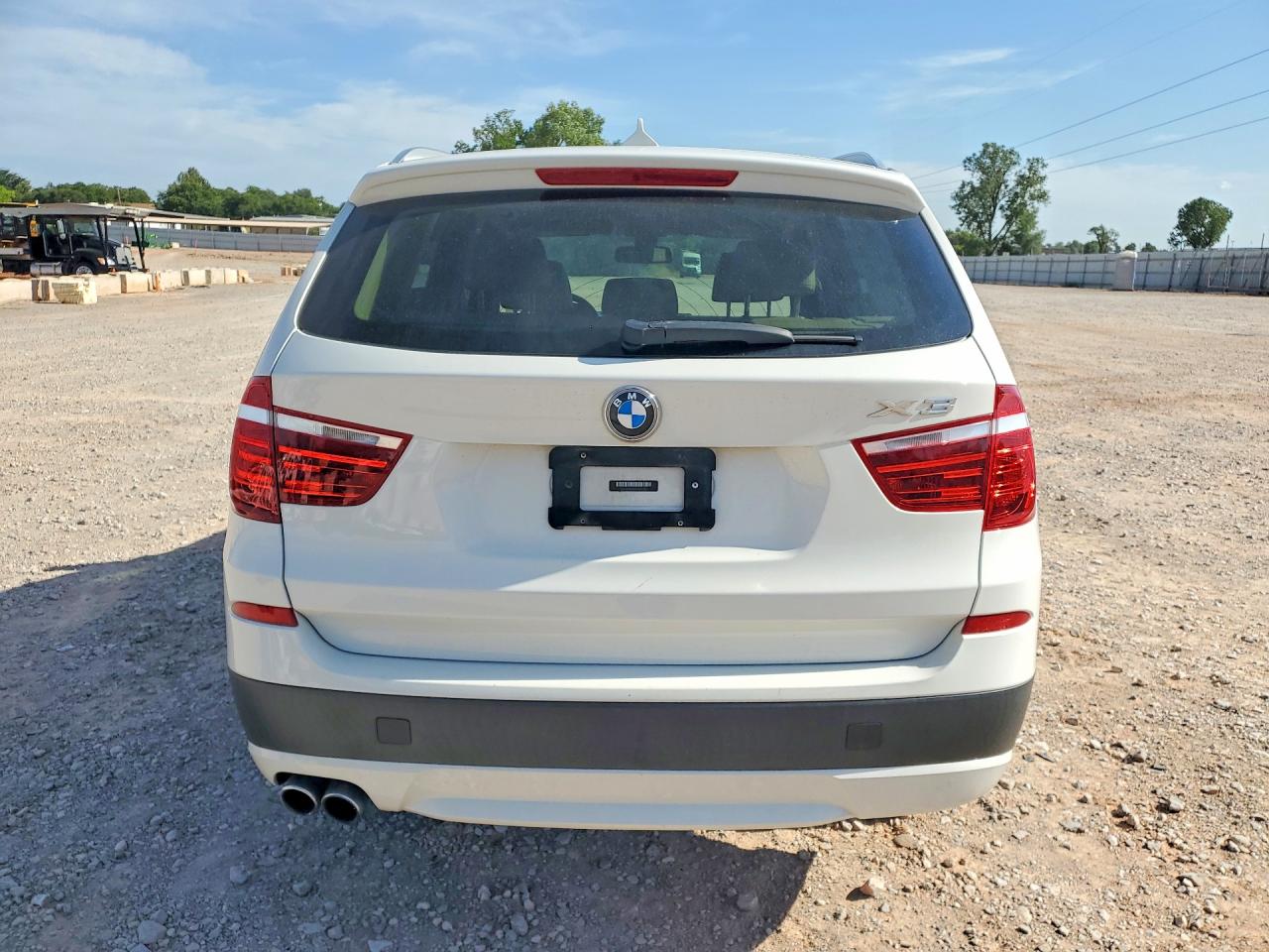 2014 Bmw X3 Xdrive28i White vin: 5UXWX9C51E0D27730