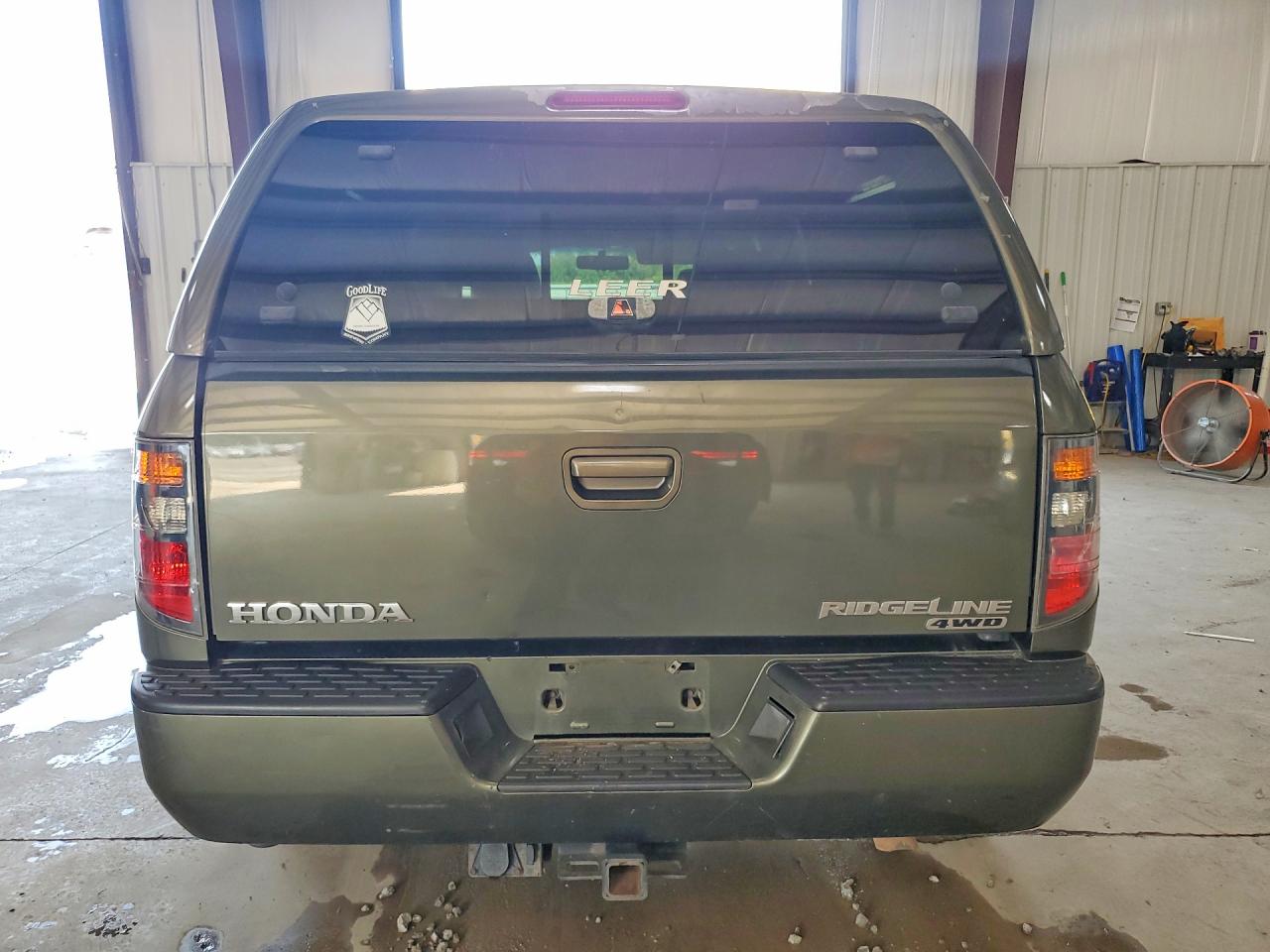2006 Honda Ridgeline Rtl Green vin: 2HJYK16586H500266