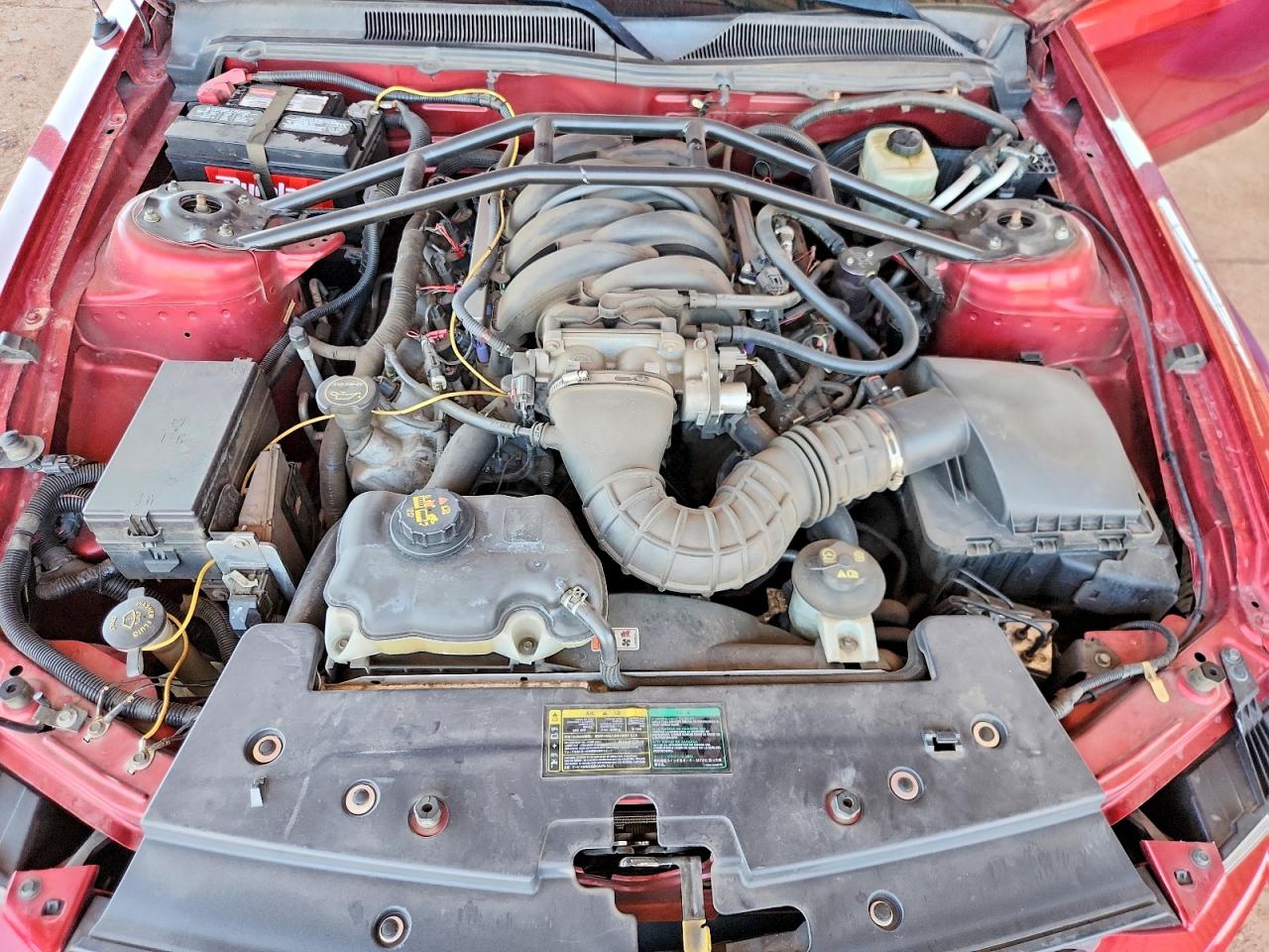 2005 Ford Mustang Gt Red vin: 1ZVFT82H255156700