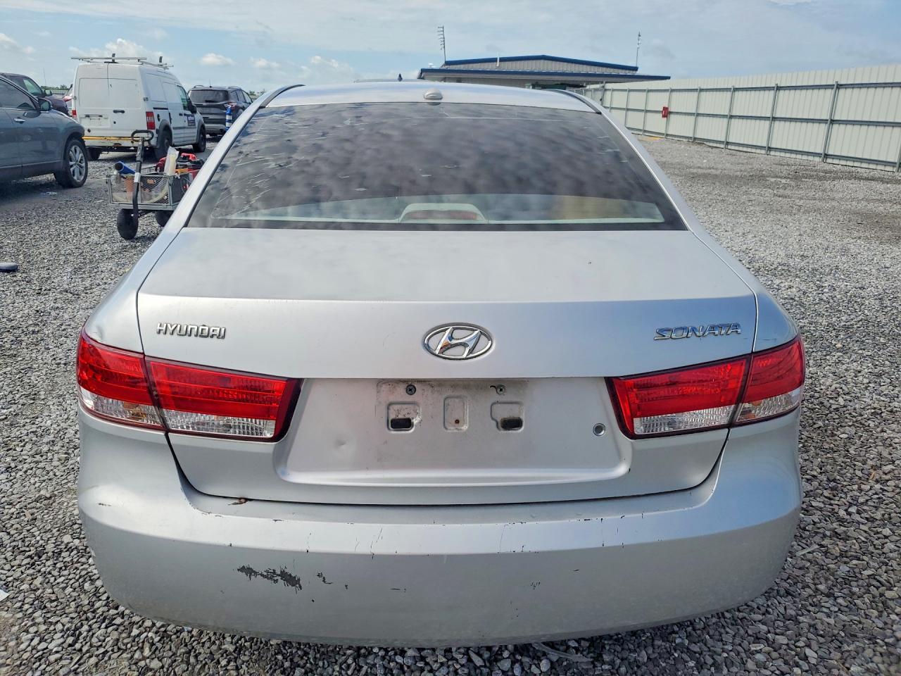2008 Hyundai Sonata Gls Silver vin: 5NPET46C98H400403