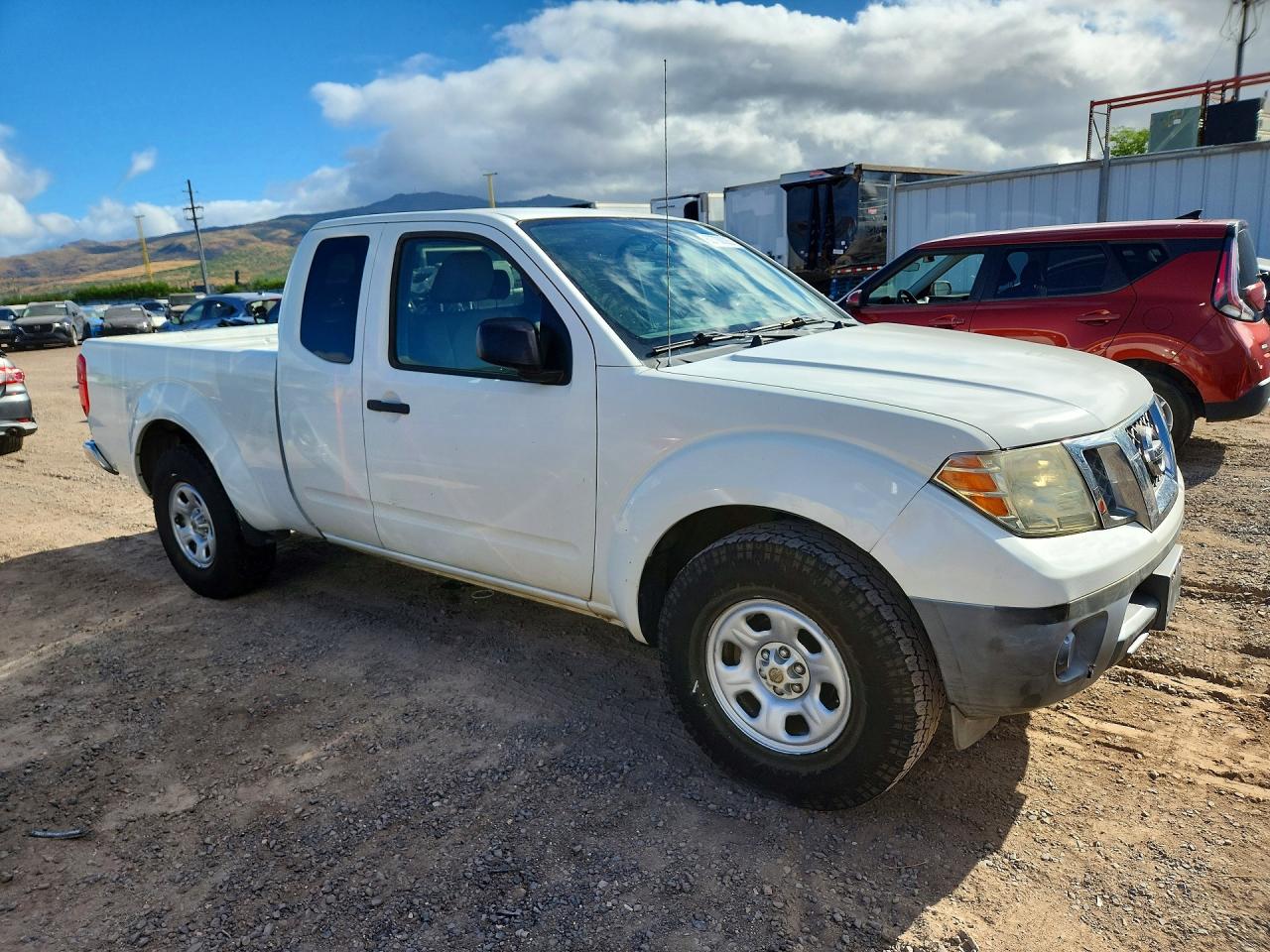 2015 Nissan Frontier S White vin: 1N6BD0CT0FN704209