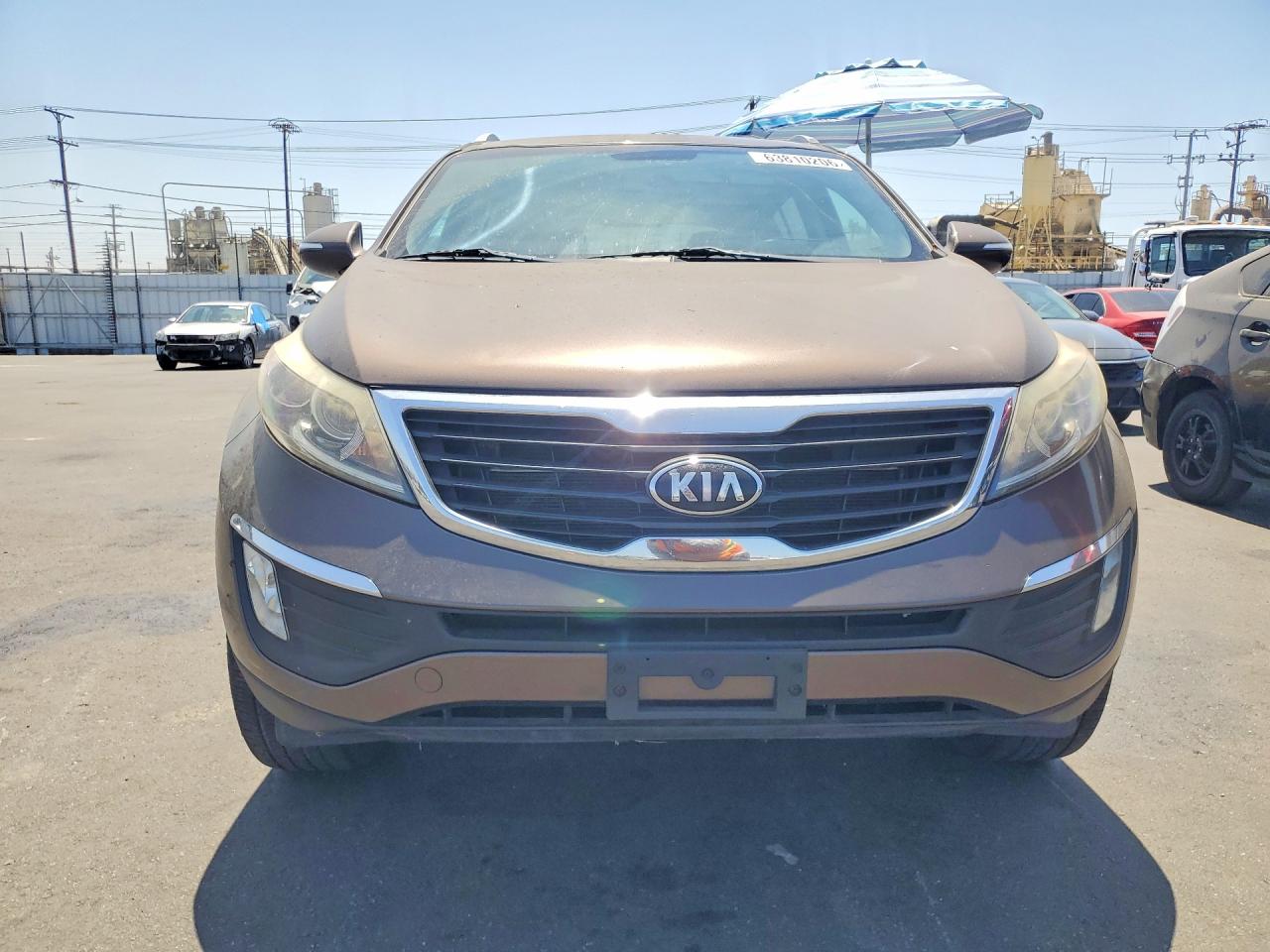2013 Kia Sportage Ex Brown vin: KNDPCCA20D7372703