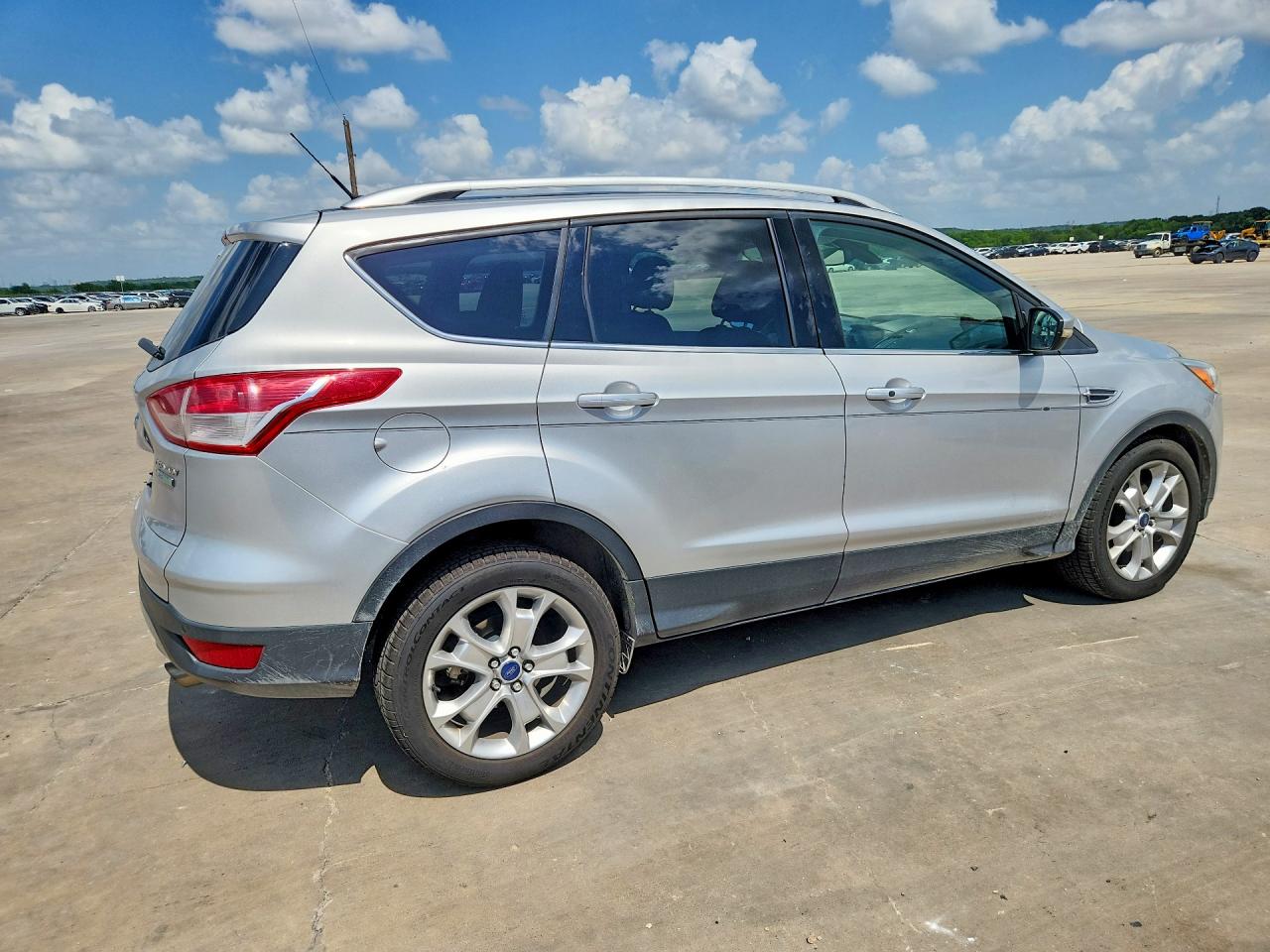 2015 Ford Escape Titanium Silver vin: 1FMCU0JX0FUB93616