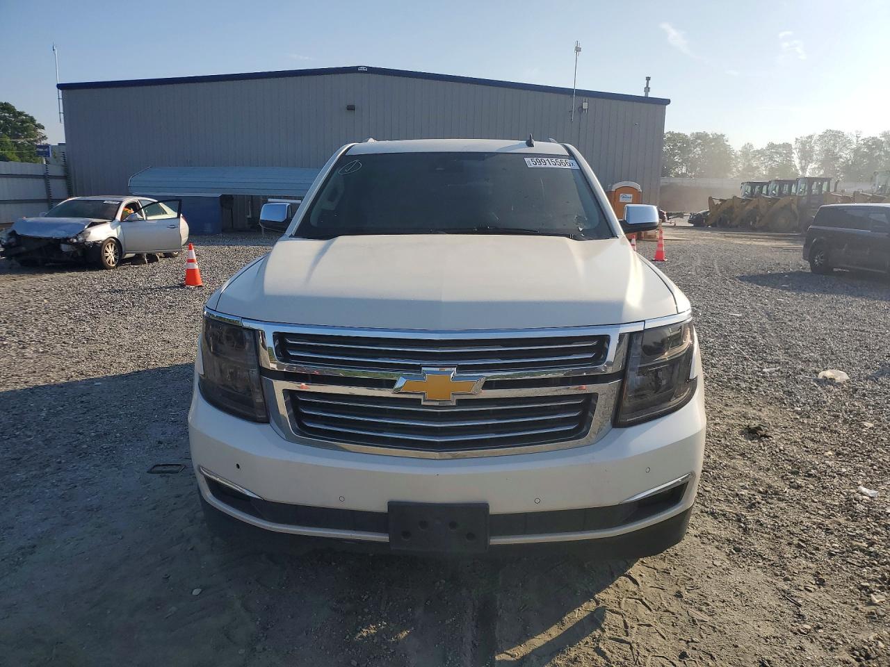 2015 Chevrolet Tahoe K1500 Ltz White vin: 1GNSKCKC9FR281108