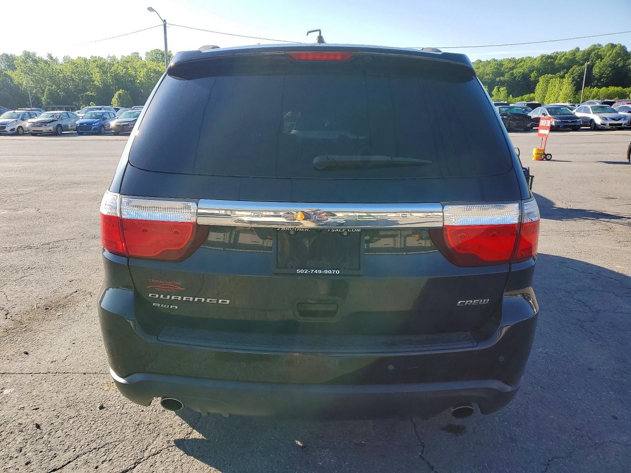 2013 Dodge Durango Crew Black vin: 1C4SDJDT1DC638110