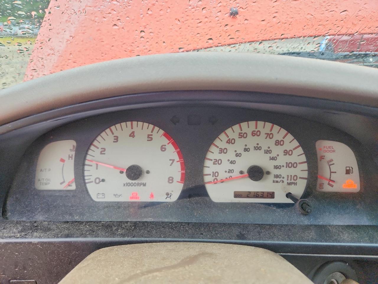 2001 Toyota Tacoma Base Red vin: 5TEWM72N21Z762750
