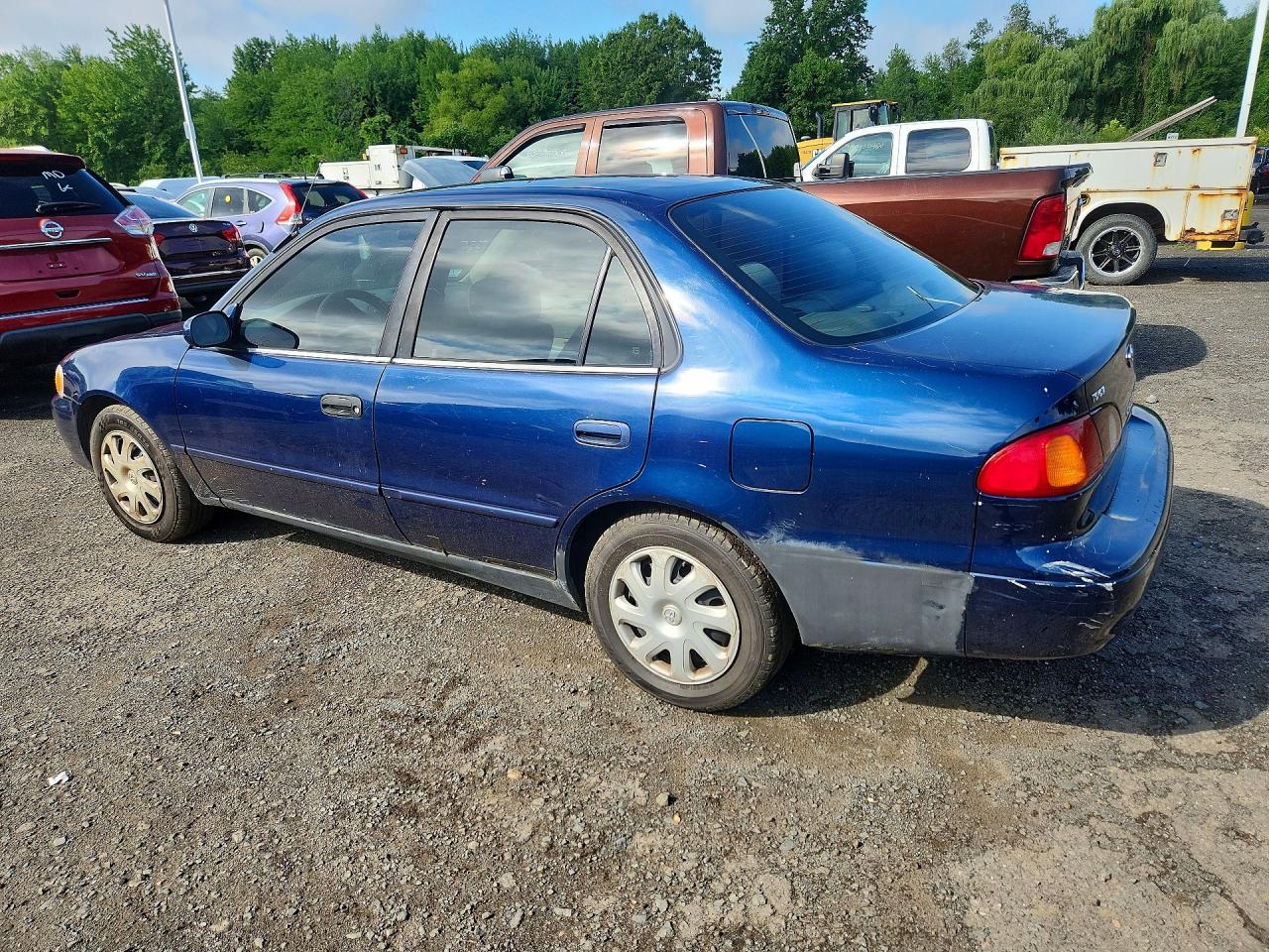 2002 Toyota Corolla Le Blue vin: 2T1BR12E72C579025