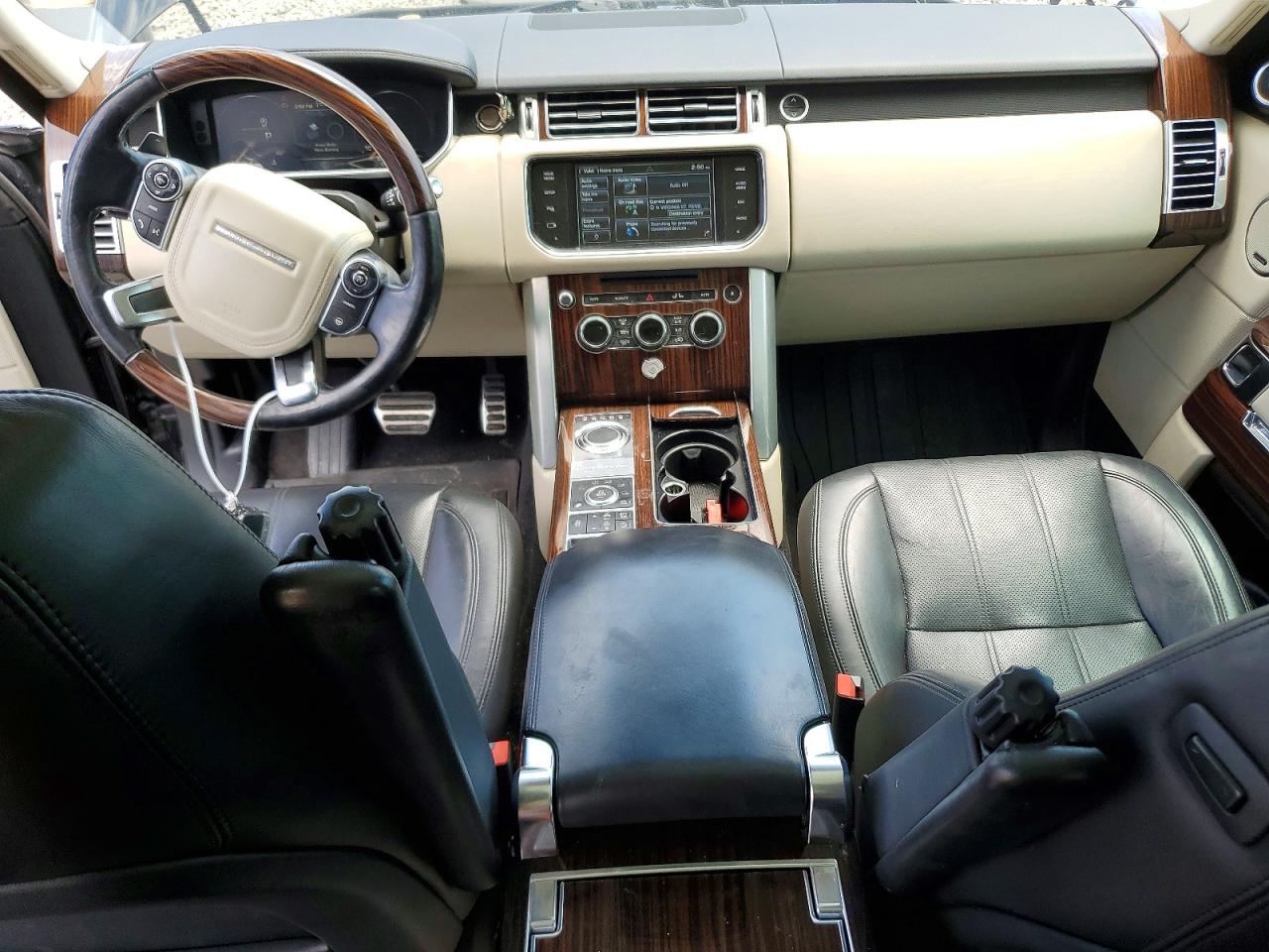 2014 Land Rover Range Rover Supercharged Black vin: SALGS3TF9EA195553