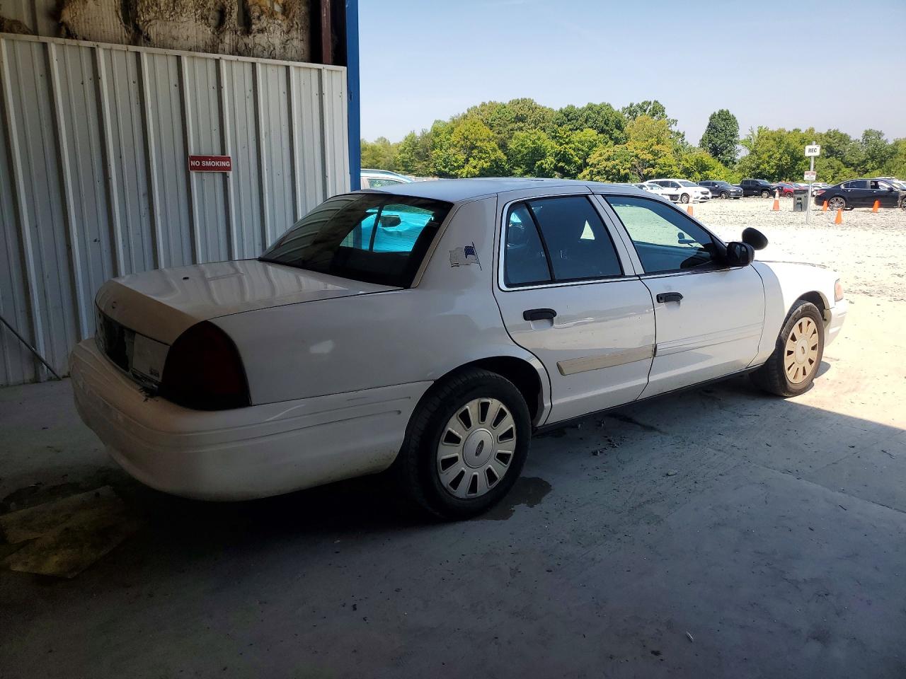 2011 Ford Crown Victoria Police Interceptor White vin: 2FABP7BV4BX166621