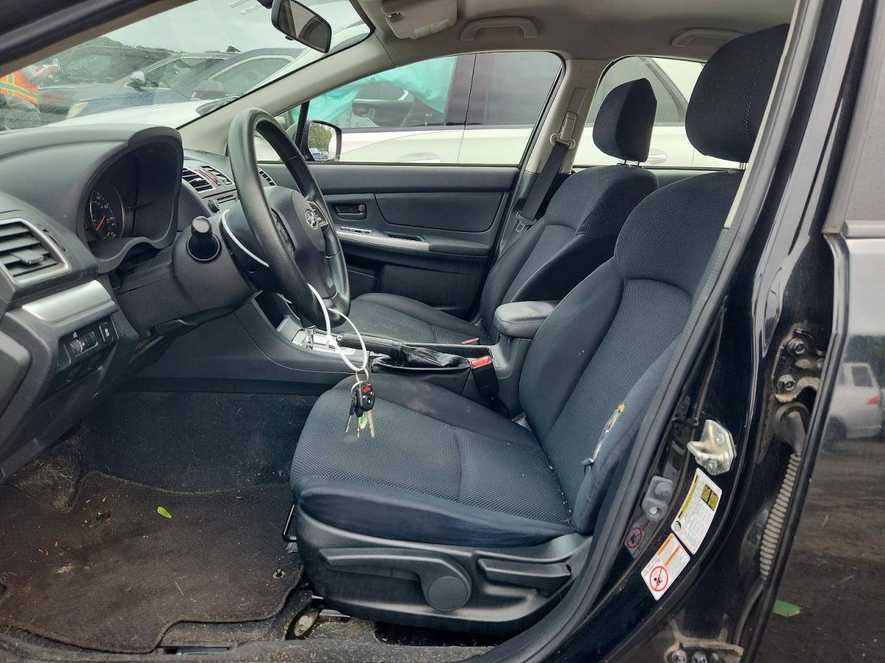 2015 Subaru Impreza Черный vin: JF1GJAA6XFH017084