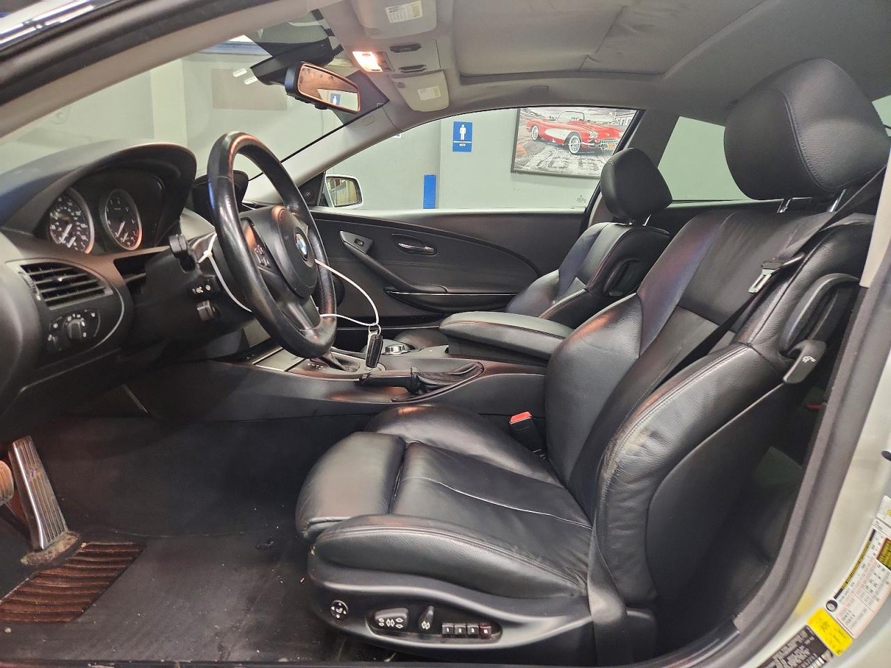 2007 Bmw 650 I Silver vin: WBAEH13577CR52253