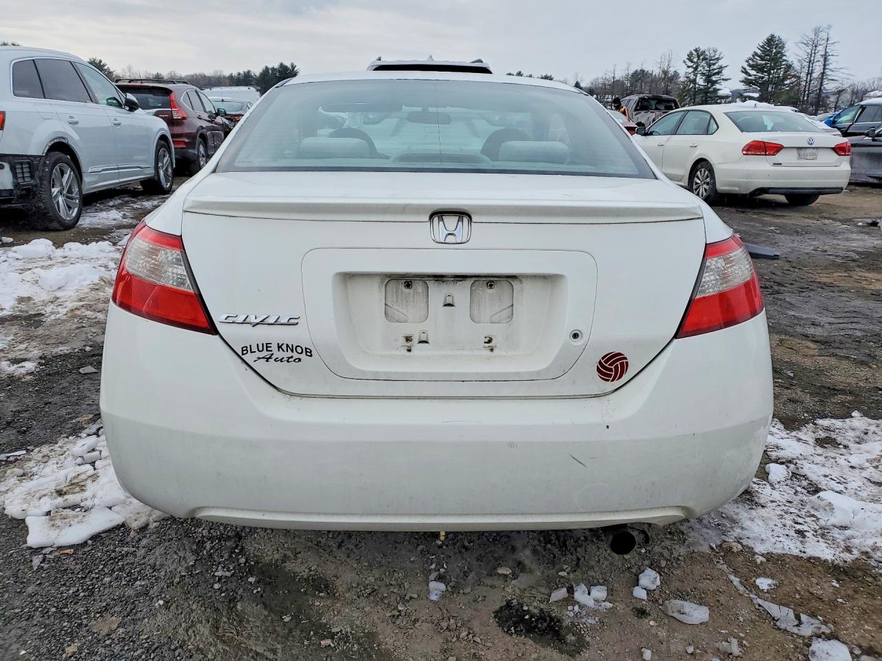 2010 Honda Civic Lx White vin: 2HGFG1B63AH510418