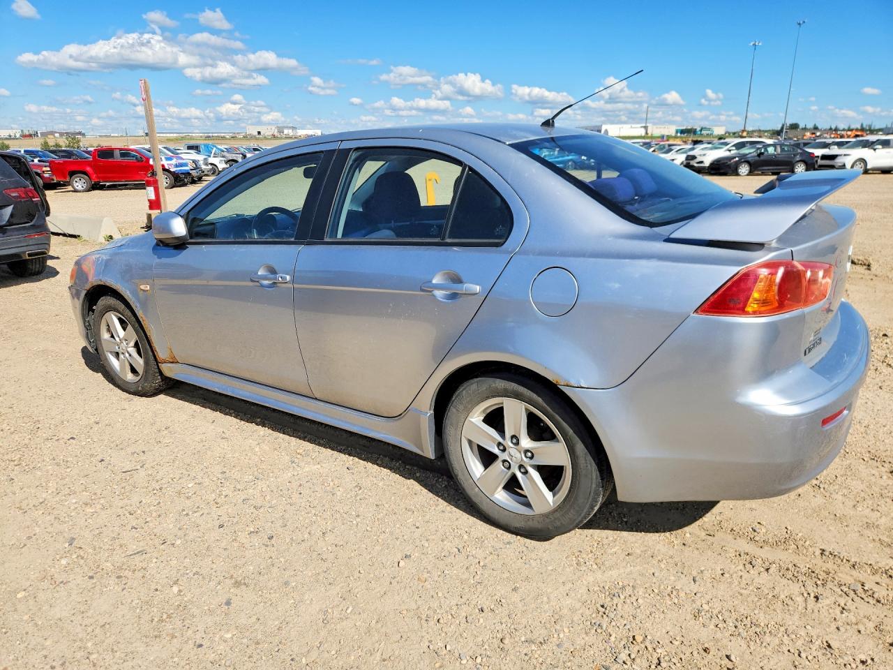 2009 Mitsubishi Lancer Es Silver vin: JA3AU26U39U608808