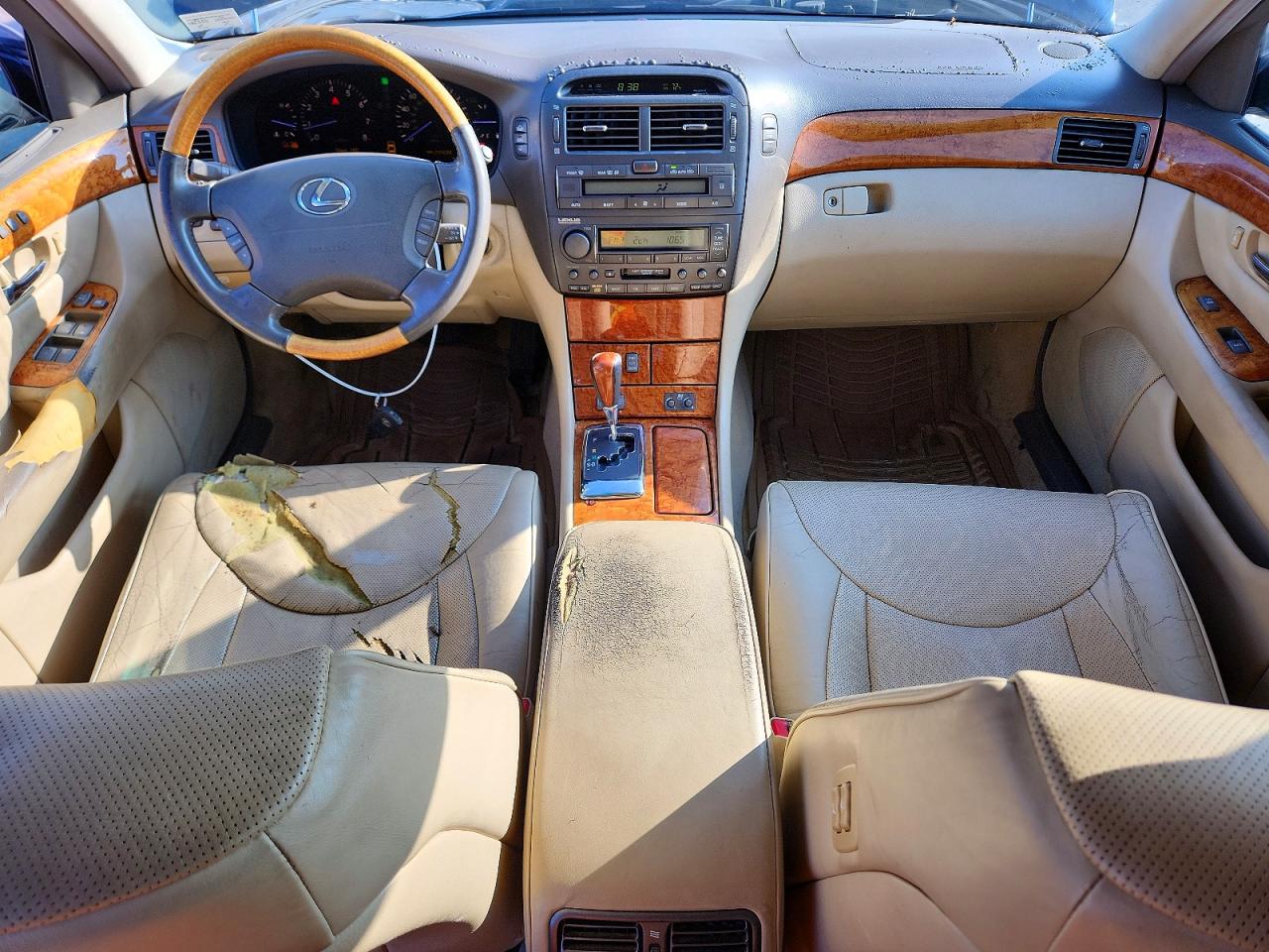2005 Lexus Ls 430 Blue vin: JTHBN36FX55012916