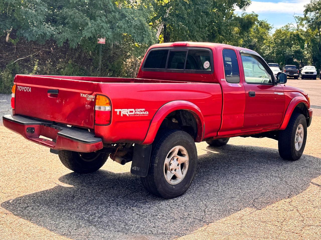 2004 Toyota Tacoma V6 Бордовый vin: 5TEWN72N14Z455443