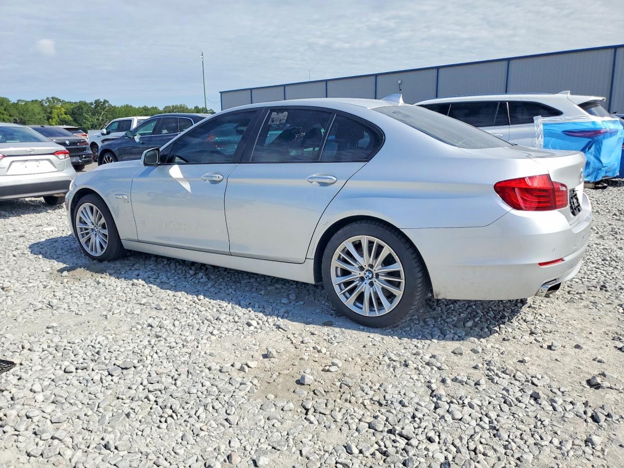 2012 Bmw 550 Xi Silver vin: WBAFU9C59CC786987