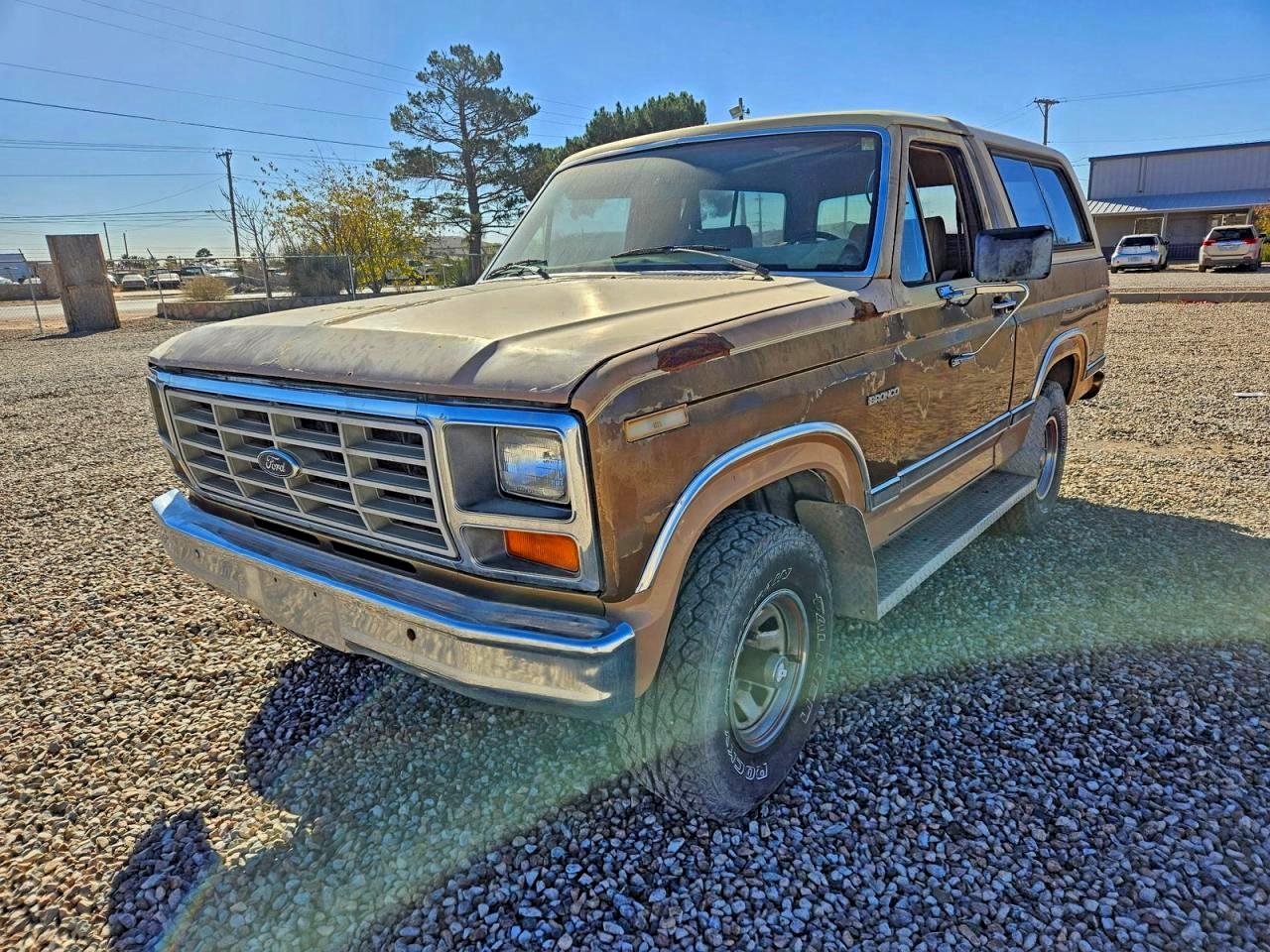 1983 Ford Bronco U100 Двухцветный vin: 1FMEU15G6DLA00090