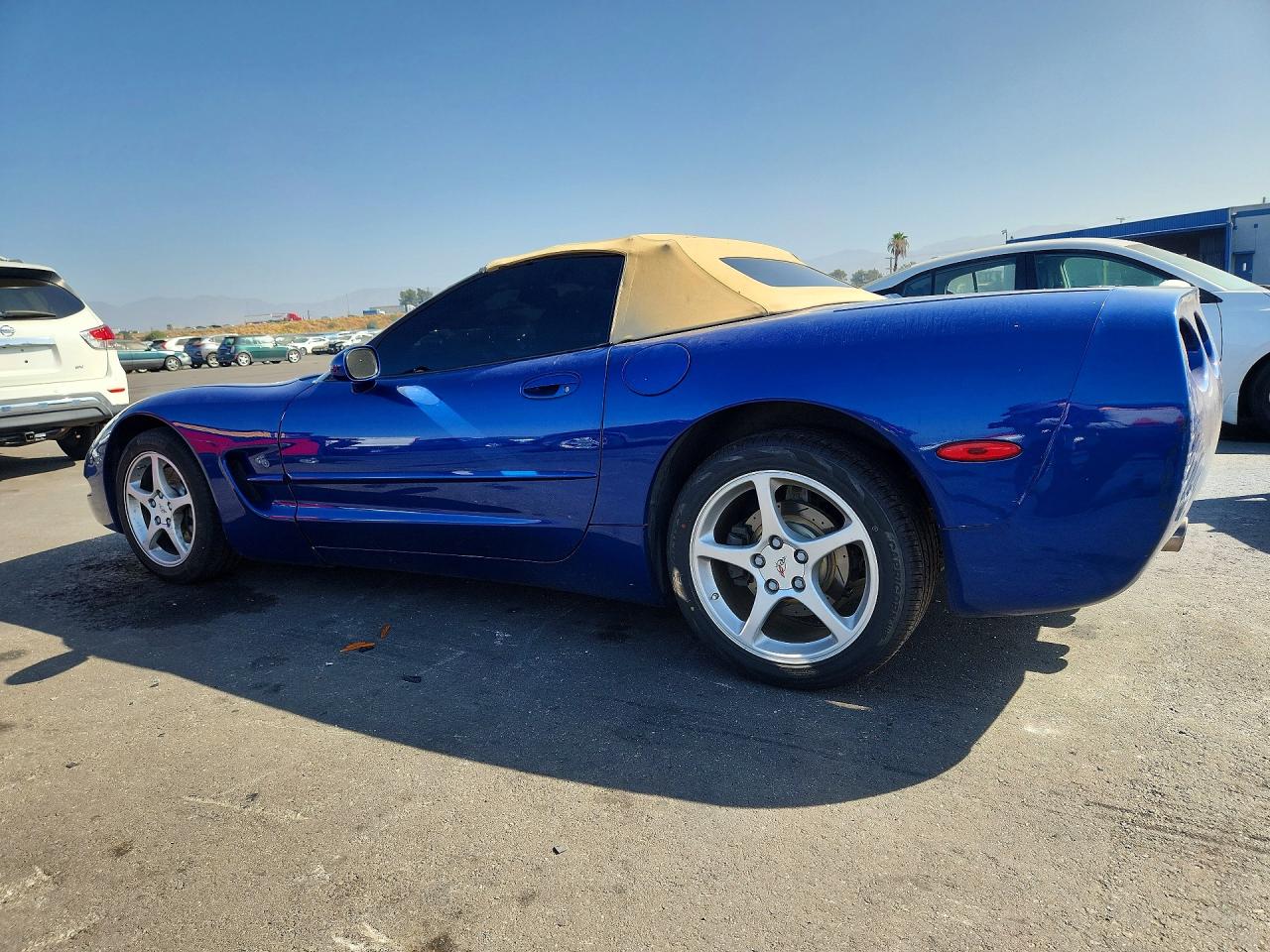 2002 Chevrolet Corvette Blue vin: 1G1YY32G825109361