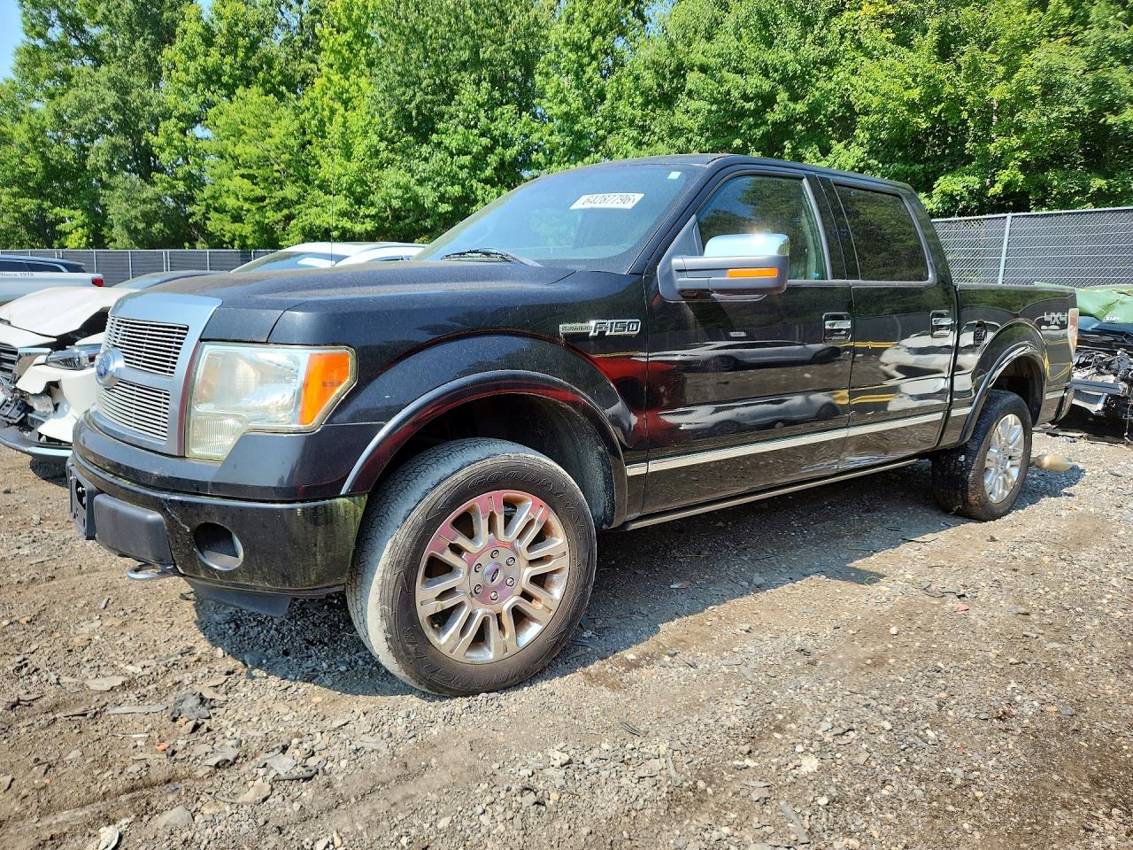 2012 Ford F150 Supercrew Black vin: 1FTFW1EF7CFA02647
