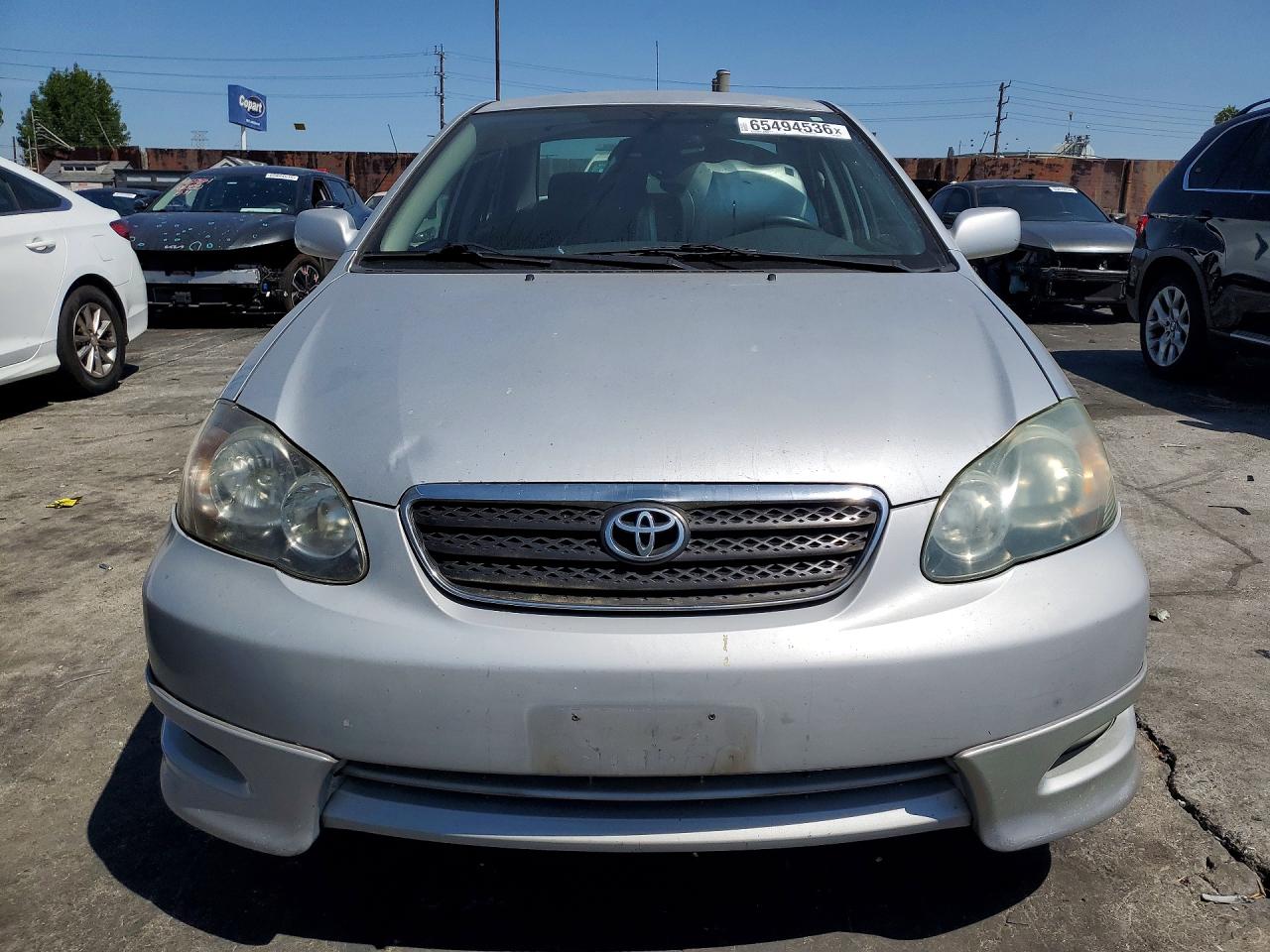 2005 Toyota Corolla S Silver vin: 1NXBR32E05Z553185