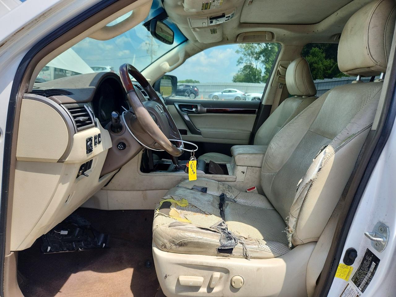 2012 Lexus Gx 460 White vin: JTJBM7FX8C5037828