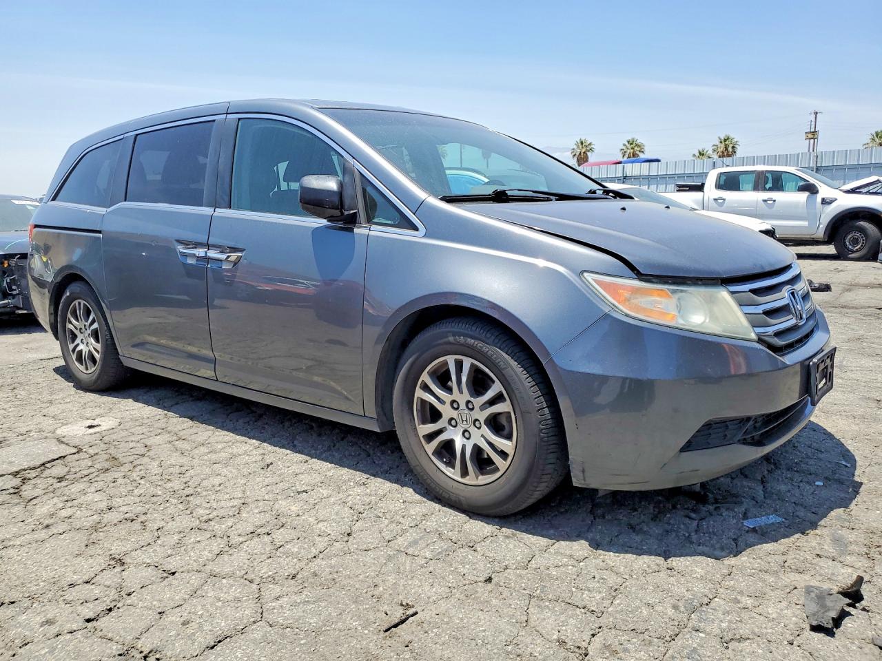 2012 Honda Odyssey Exl Gray vin: 5FNRL5H62CB101566