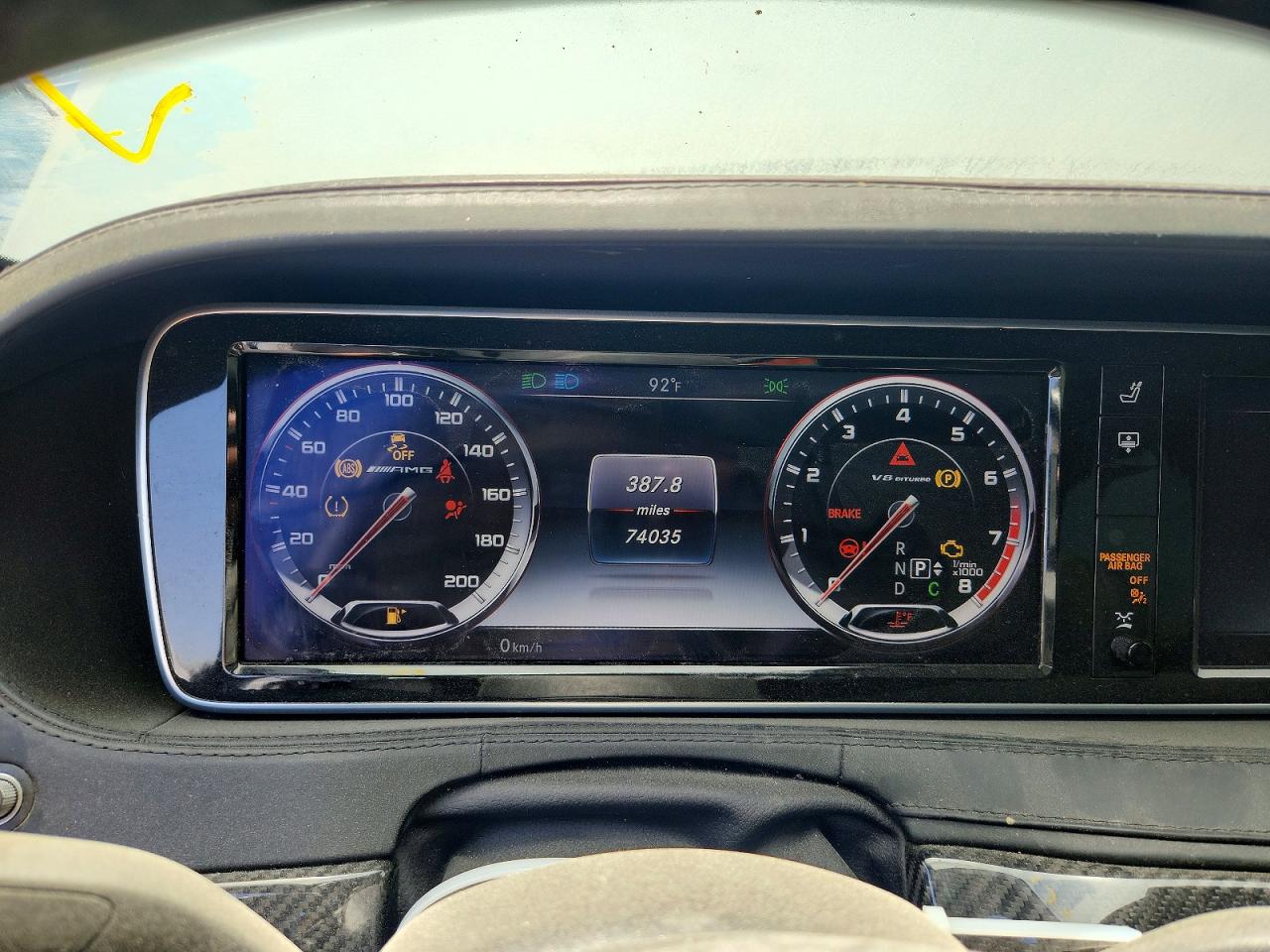 2015 Mercedes-benz S 63 Amg Blue vin: WDDUG7JB0FA119214