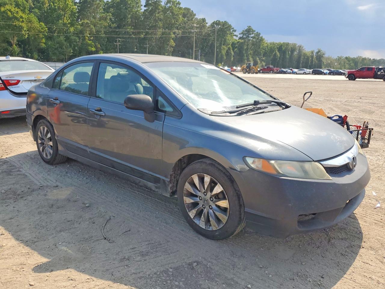 2009 Honda Civic Exl Charcoal vin: 2HGFA16989H530245