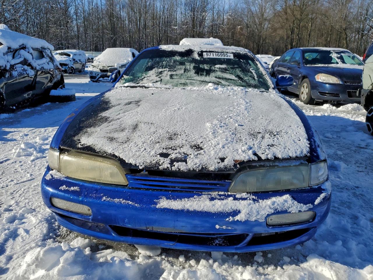 1995 Nissan 240sx Base Blue vin: JN1AS44D4SW009337