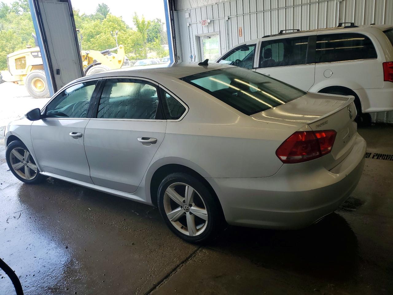2012 Volkswagen Passat Se Silver vin: 1VWBN7A3XCC089927
