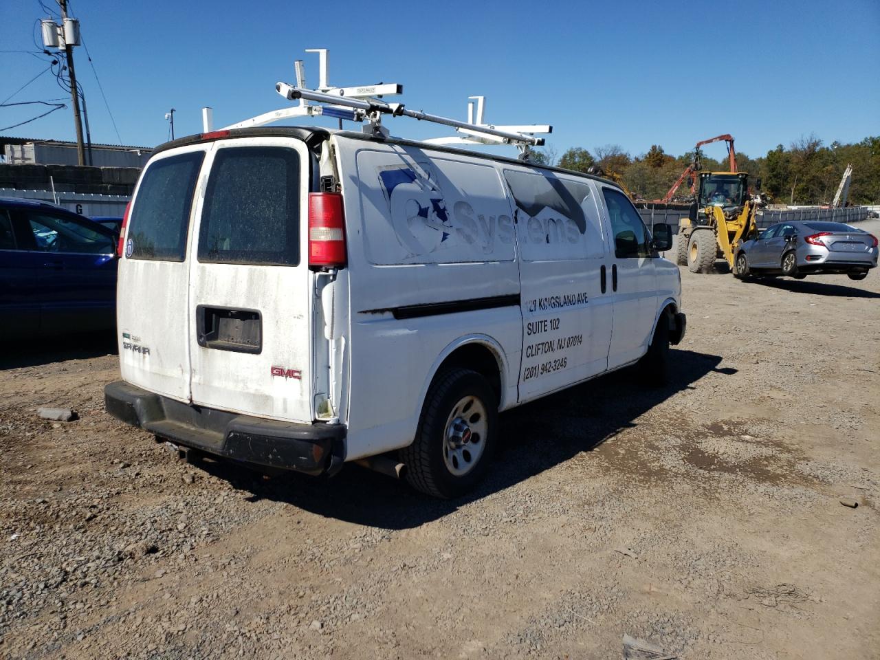 2010 Gmc Savana G1500 White vin: 1GTUHAD42A1139409